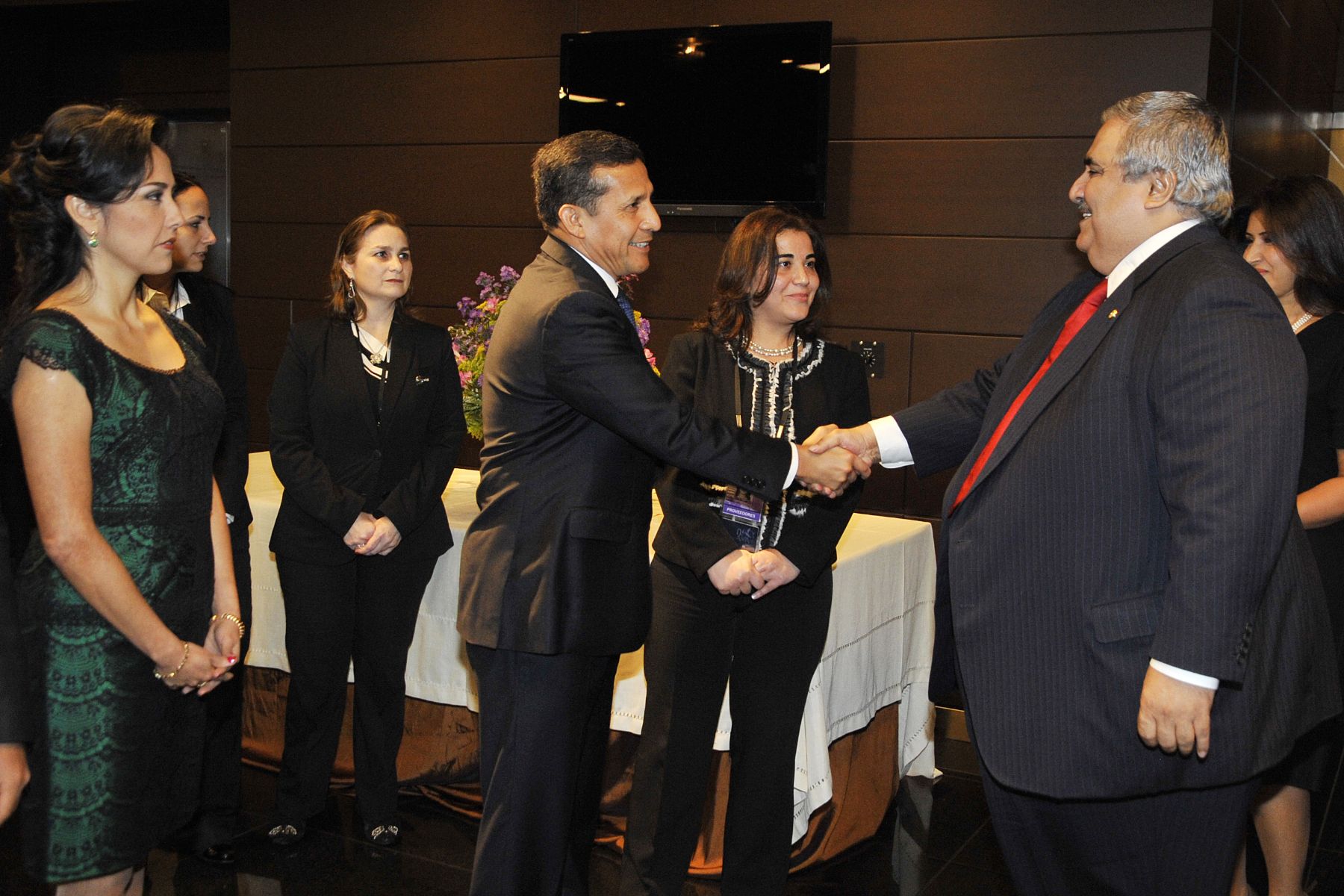 El Presidente de la República, Ollanta Humala Tasso, encabezó la actividad cultural ofrecida en el Gran Teatro Nacional a los Jefes de Estado, Jefes de Delegaciones y Ministros de Relaciones Exteriores e invitados que participan de la III Cumbre ASPA.
Foto: Andina/Prensa Presidencia
