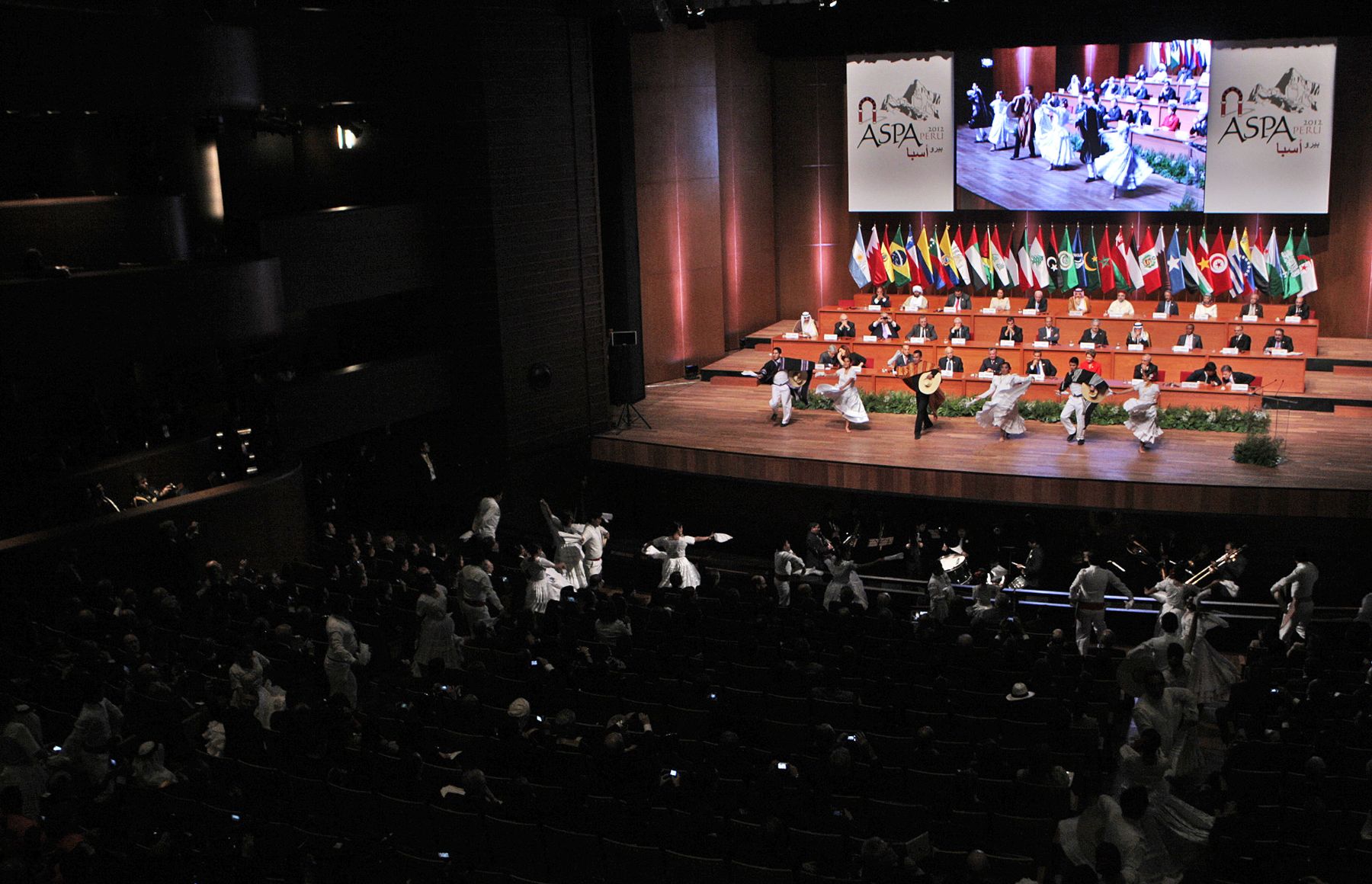 LIMA, PERU - OCTUBRE 02. Presidente Ollanta Humala inaugura la III Cumbre de Jefes de Estado y de Gobierno ASPA.Foto: ANDINA/Carlos Lezama