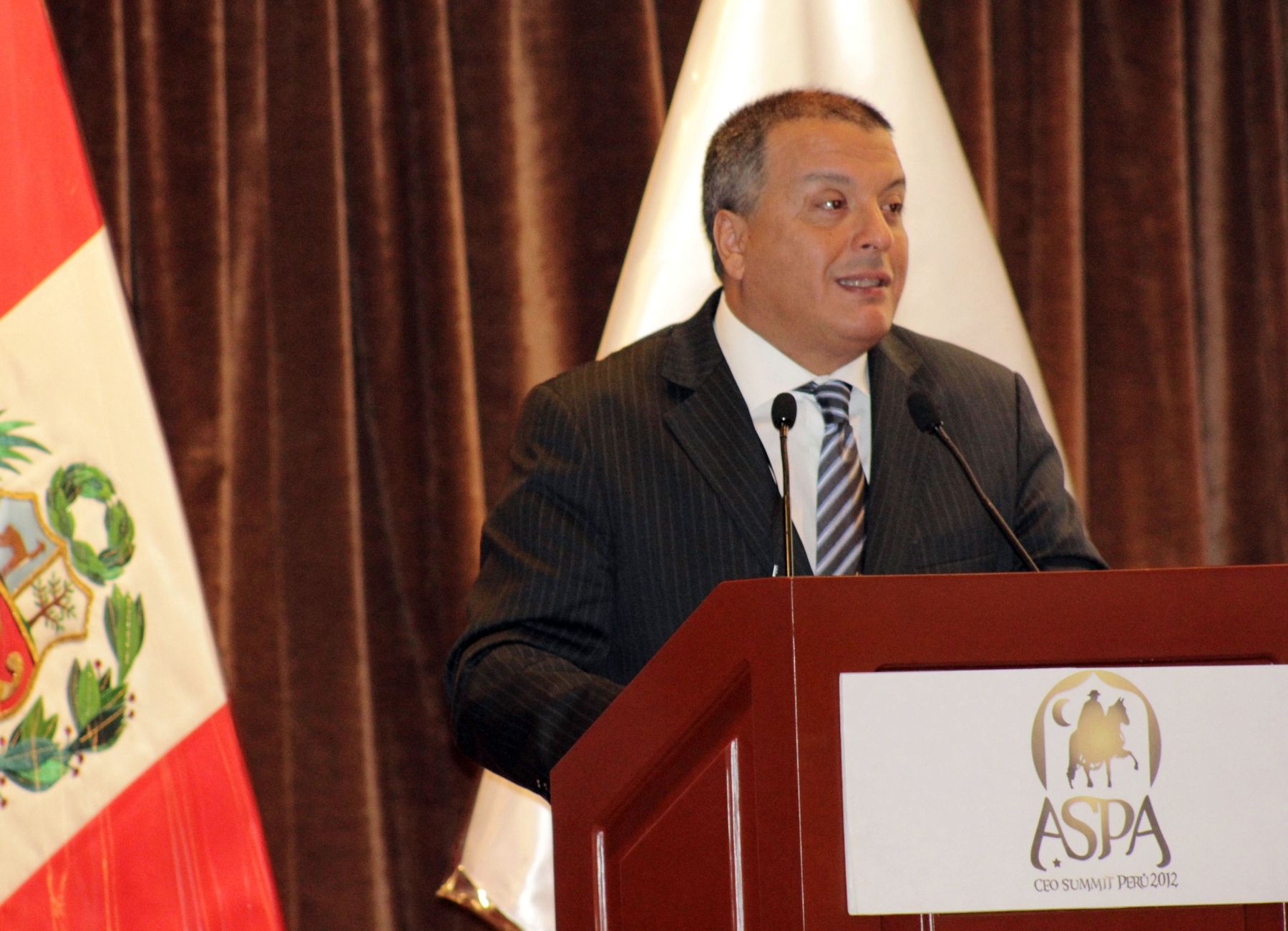 Lima, Perú/ Octubre/ 02Ministro de Agricultura Milton Von Hesse, participó  en la III Cumbre Empresarial  ASPA “Perú Un País Oportunidades”Foto/ ANDINA / Juan Carlos Chávez