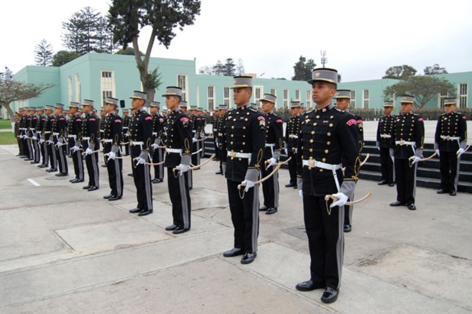 Cadetes de la Escuela Militar de Chorrillos. Foto: ANDINA/COEDE.