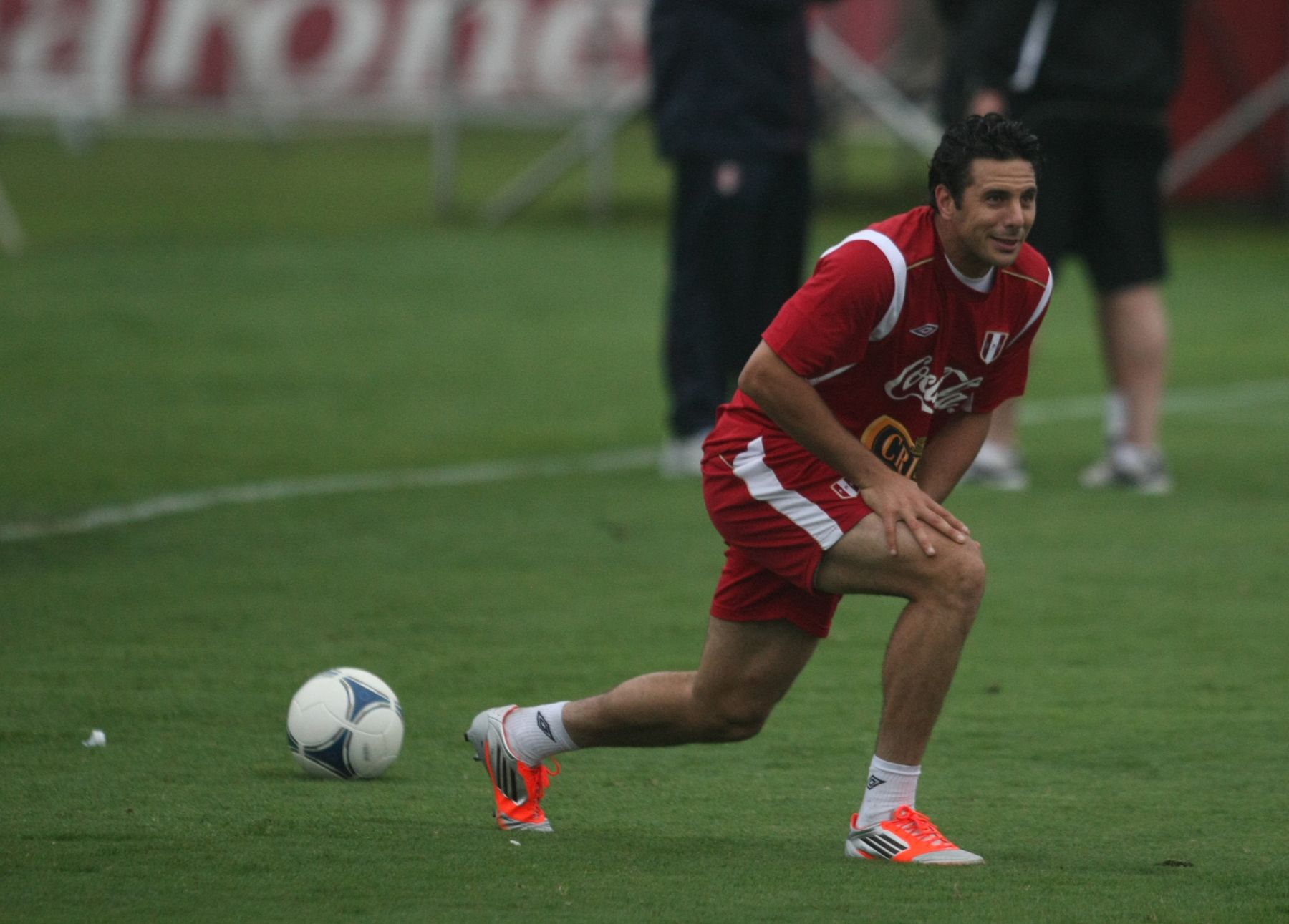 Entrenanmiento de la Selección Claudio Pizarro Foto: ANDINA/Vidal Tarqui