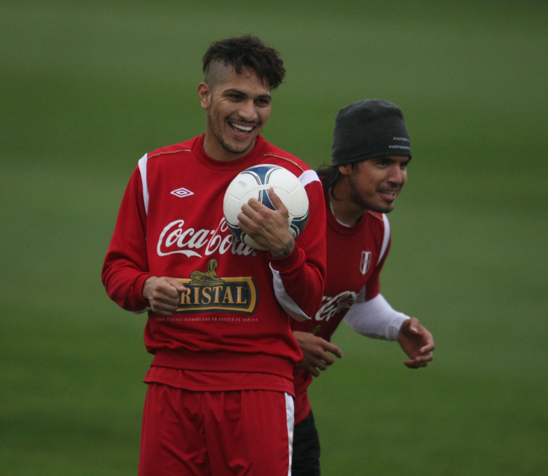 Entrenanmiento de la Selección Paolo Guerrero  Foto: ANDINA/Vidal Tarqui