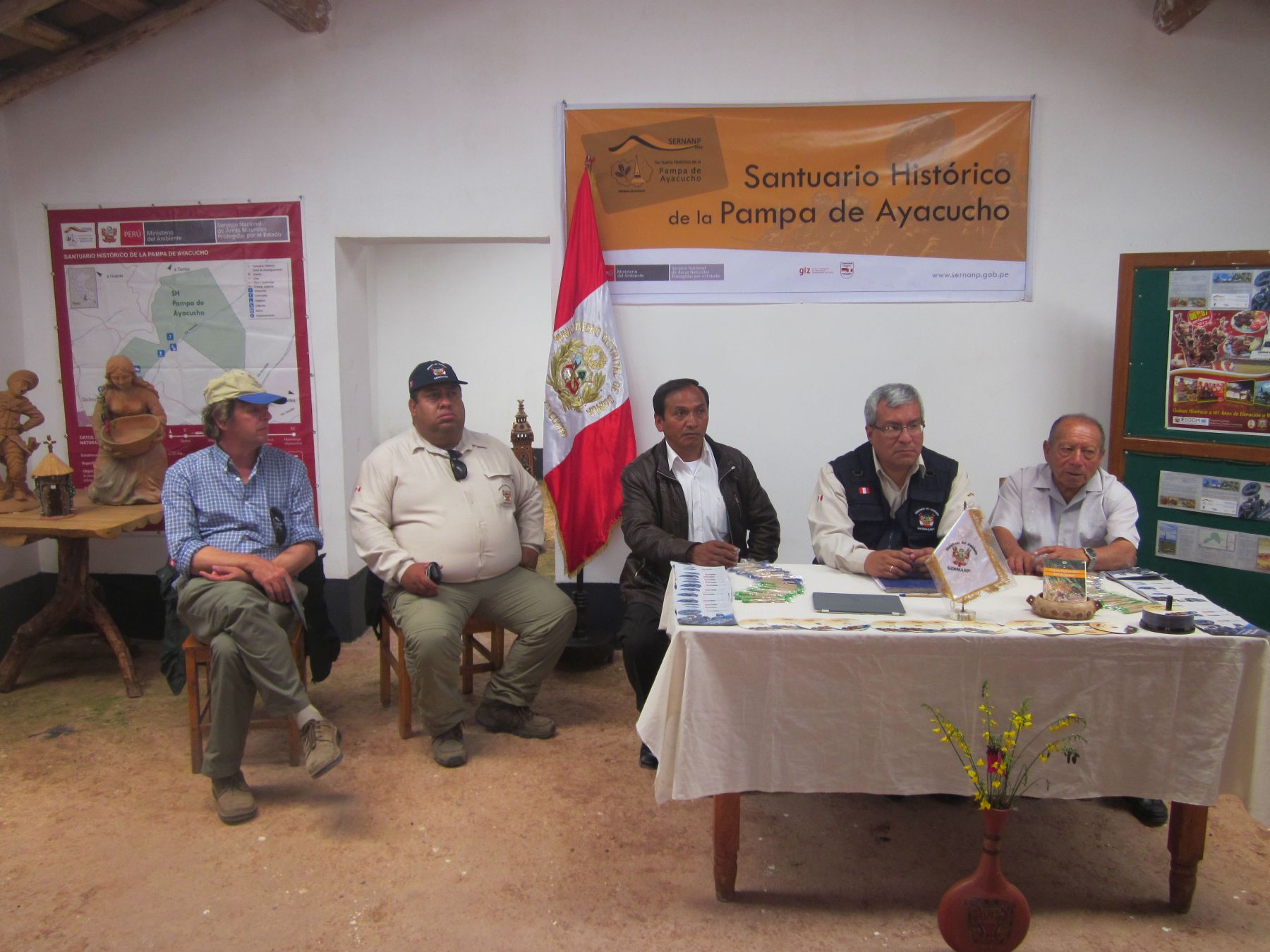 AYACUCHO, PERÚ-OCTUBRE 11. Santuario histórico de la Pampa de Ayacucho contará con puesto de control y vigilancia. Foto: Sernanp.