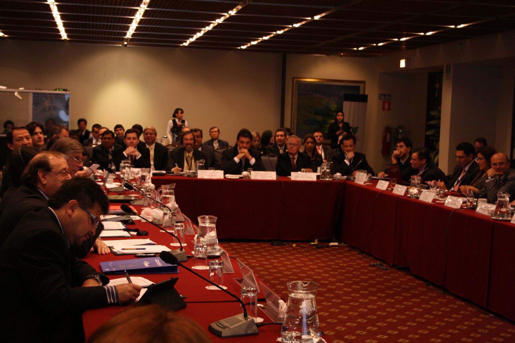 Lima, Perú-Octubre 12. II Reunión de la Red Latinoamericana de Gobierno Corporativo de las Empresas Públicas. Foto:ANDINA/Juan Carlos Chávez