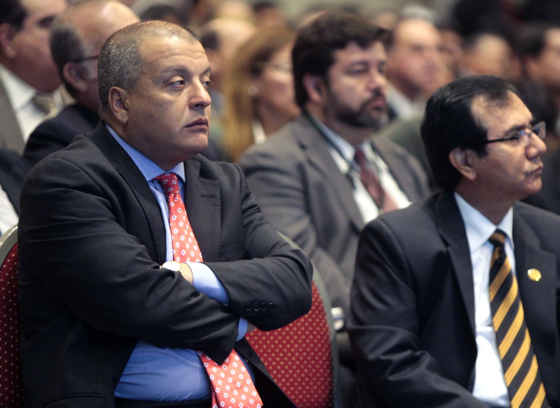 LIMA, PERU - OCTUBRE 29.Ministro de Agricultura, Milton von Hesse Conferencia, servicios financieros para el sector rural.Foto:ANDINA/Carlos Lezama