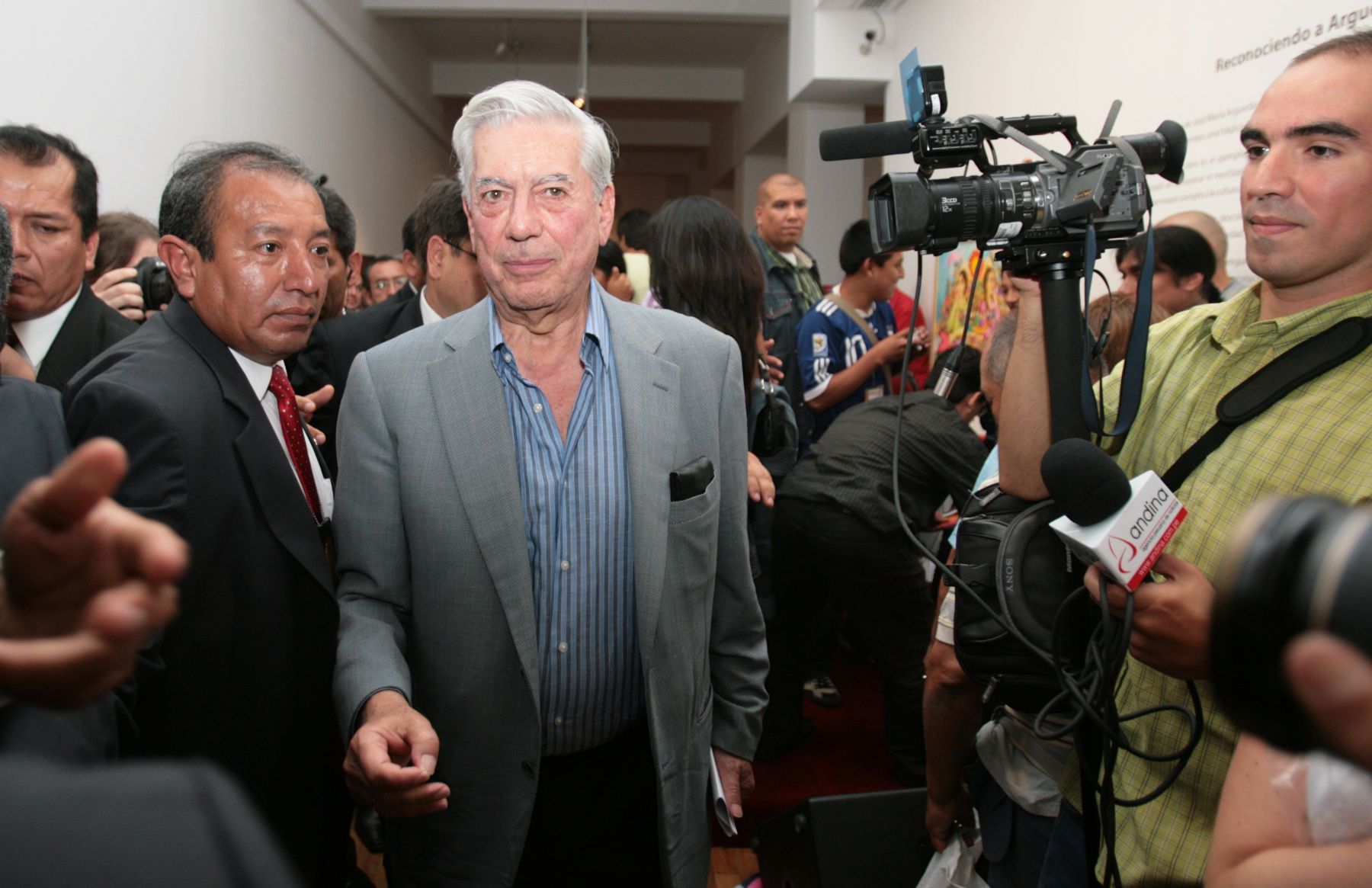 Mario Vargas Llosa, the most distinguished living Peruvian writer and the 2010 Nobel Laureate.