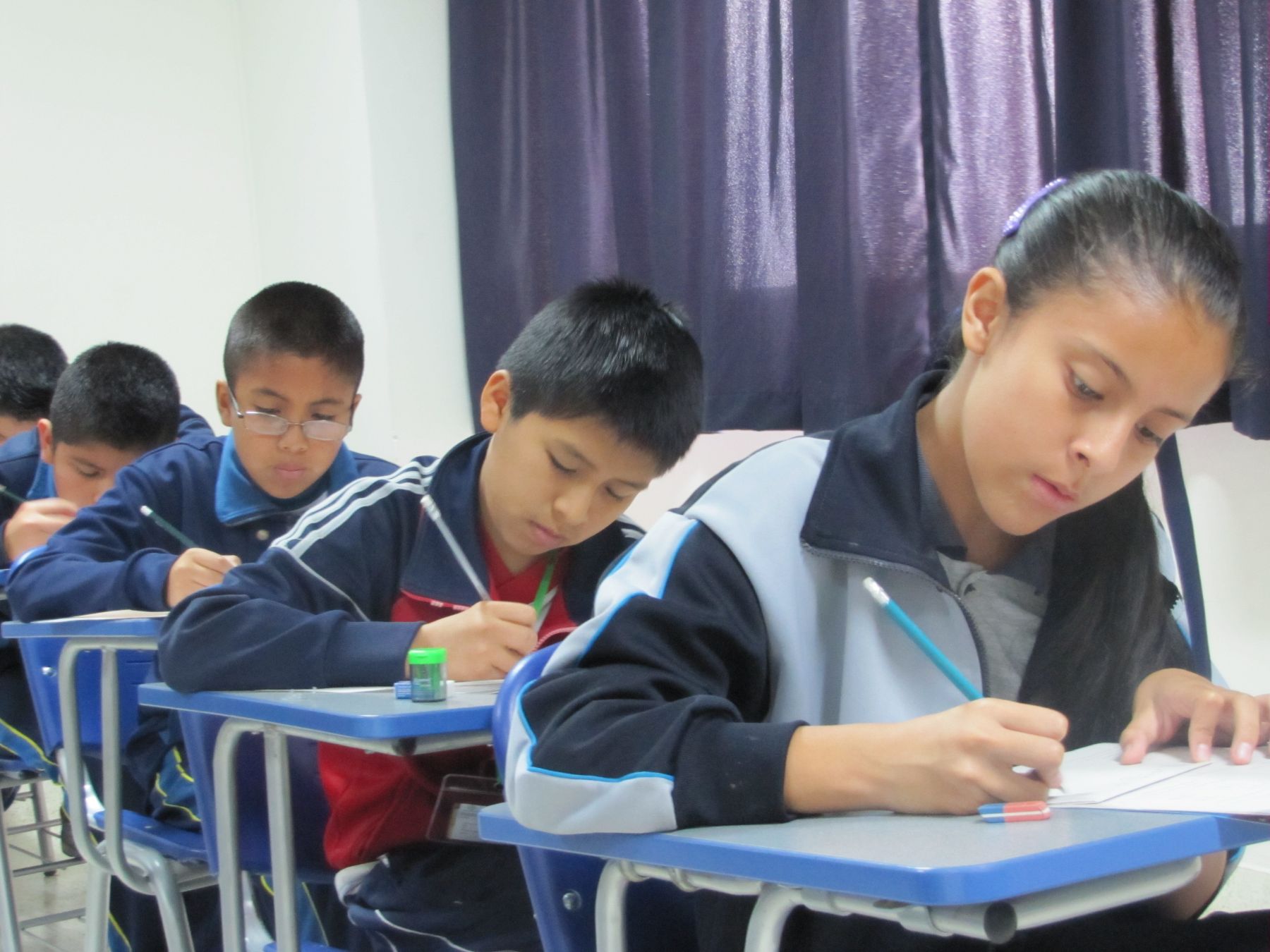 Estudiantes de primaria participarán mañana y el miércoles en evaluación internacional. Foto: ANDINA/Difusión