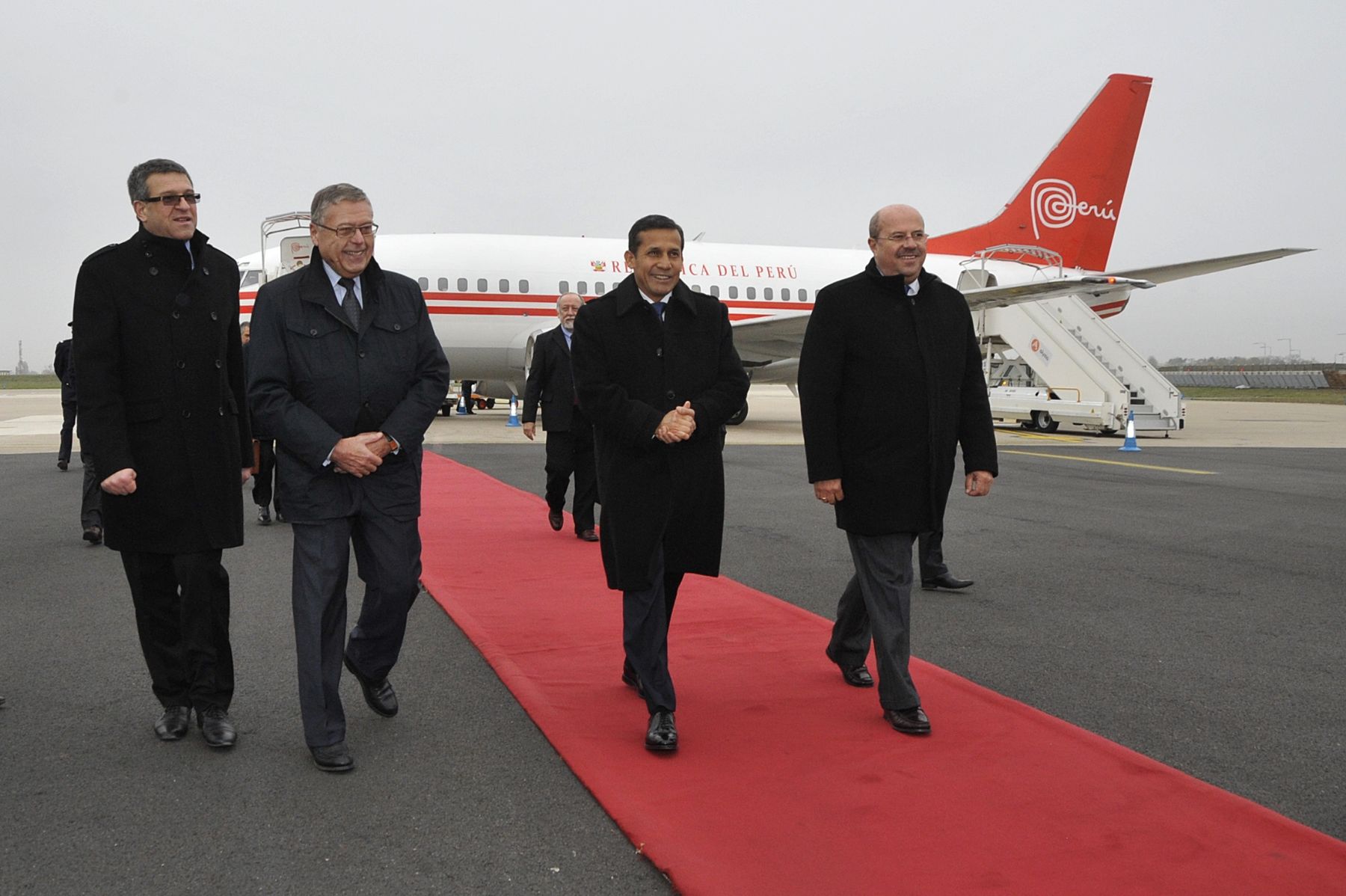 Presidente Ollanta Humala llegó hoy a Francia en visita oficial.  Foto: ANDINA/Prensa Presidencia
