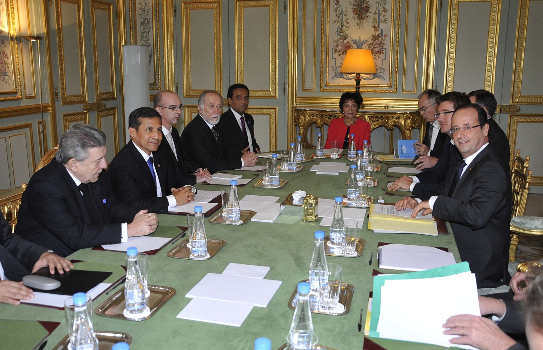 FRANCIA,PARIS-NOVIEMBRE 15.Presidente Ollanta Humala sostuvo encuentro con su homólogo francés Francois Hollande en París
Foto: ANDINA/Prensa Presidencia