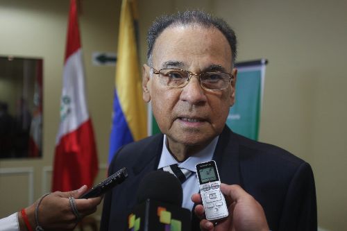 Unasur Secretary General Ali Rodriguez. Photo:ANDINA / Juan Carlos Guzmán Negrini.