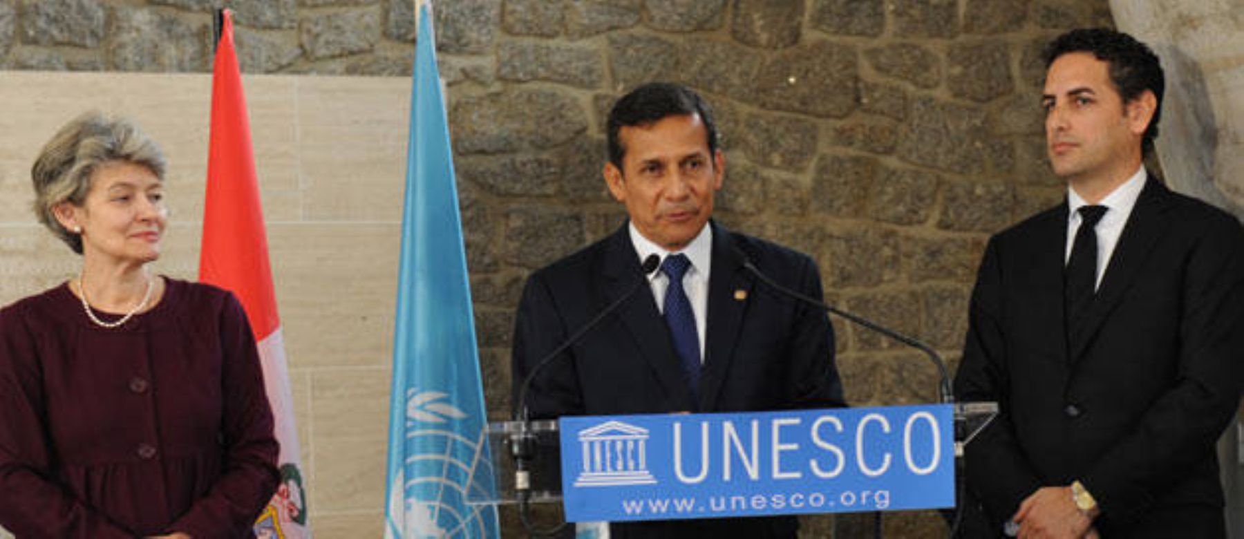 El presidente Ollanta Humala participó en la declaración del tenor peruano Juan Diego Flórez como Embajador de Buena Voluntad de la Unesco. Foto: Unesco