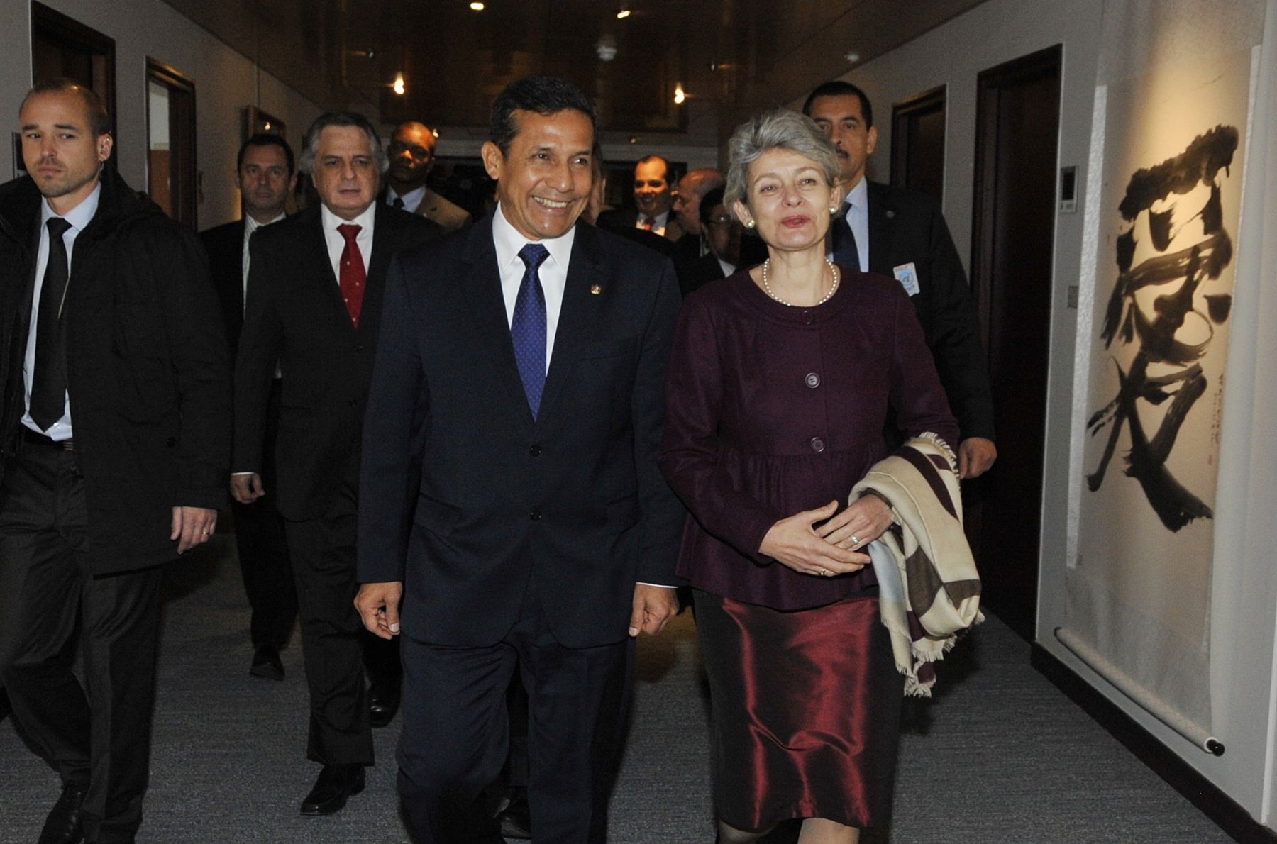 El presidente Ollanta Humala participó en París en la ceremonia donde el tenor peruano Juan Diego Flórez fue nombrado como nuevo Embajador de Buena Voluntad de la Unesco. Foto: ANDINA/Presidencia