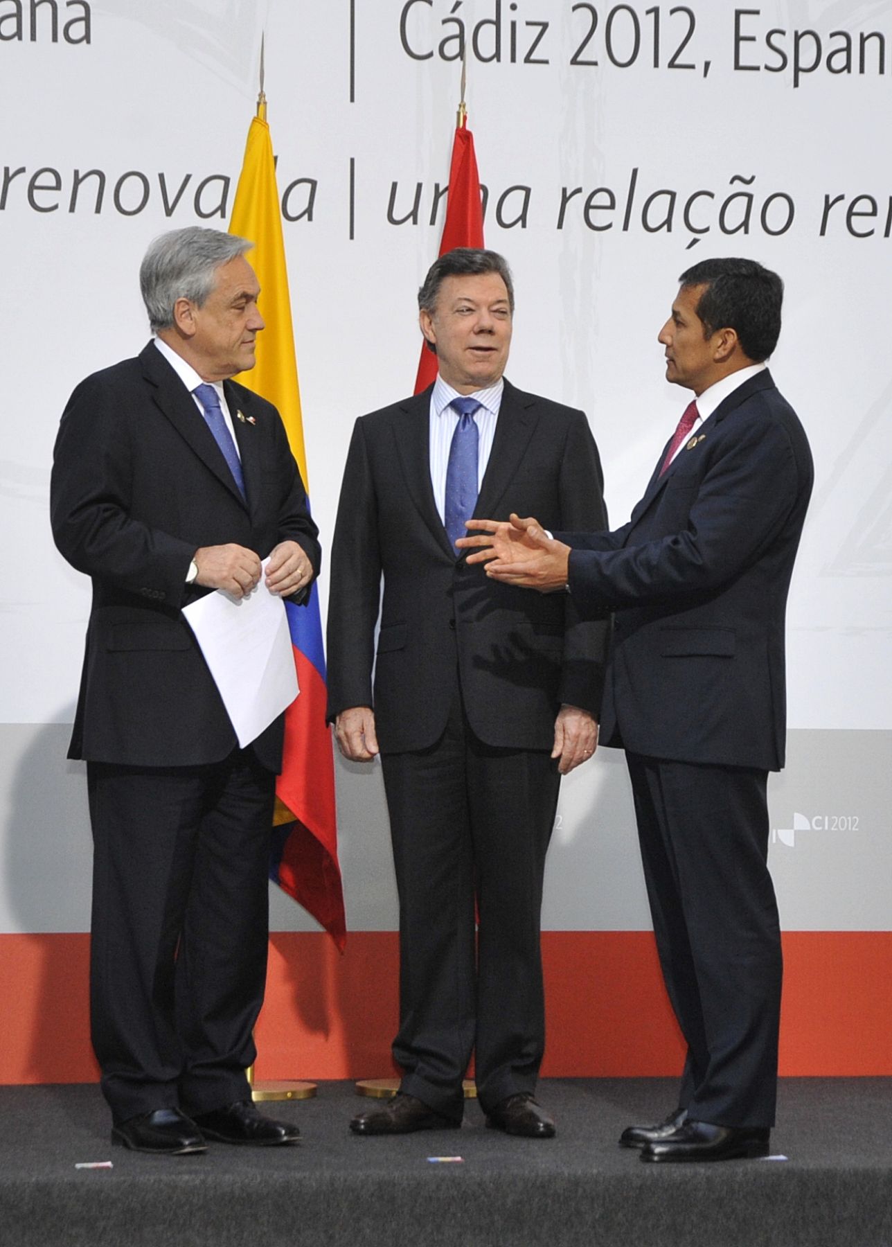 CADIZ,ESPAÑA-NOVIEMBRE 17. .En el marco de la XXII Cumbre Iberoamericana, el Presidente de la República, Ollanta Humala Tasso, participó en la V Cumbre de la Alianza del Pacífico.Foto: ANDINA/Prensa Presidencia