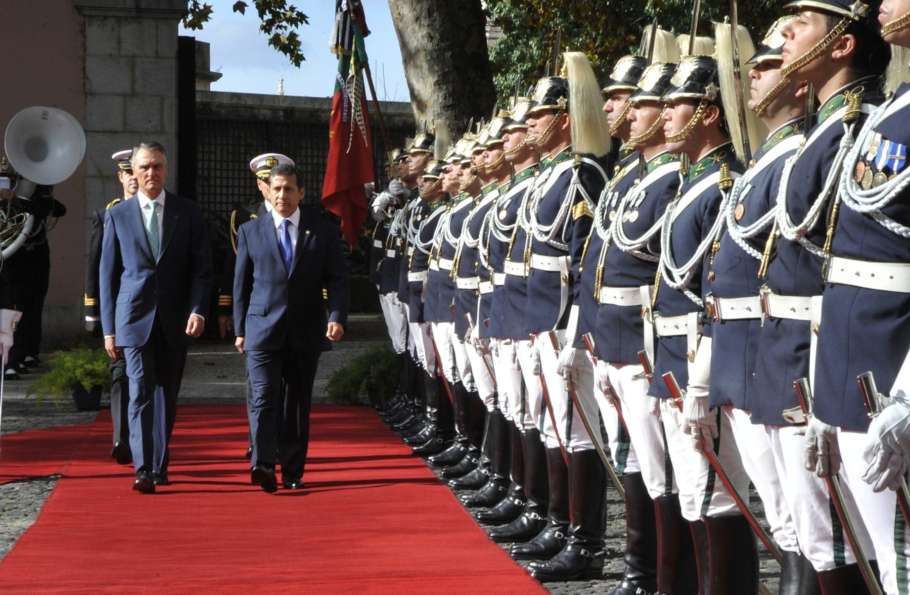 LISBOA,PORTUGAL-NOVIEMBRE 18. Presidente de la República, Ollanta Humala Tasso, sostuvo un encuentro con su homólogo portugués Aníbal Cávaco en el Palacio de Belem, la sede del gobierno de la República Portuguesa
Foto: ANDINA/Prensa Presidencia