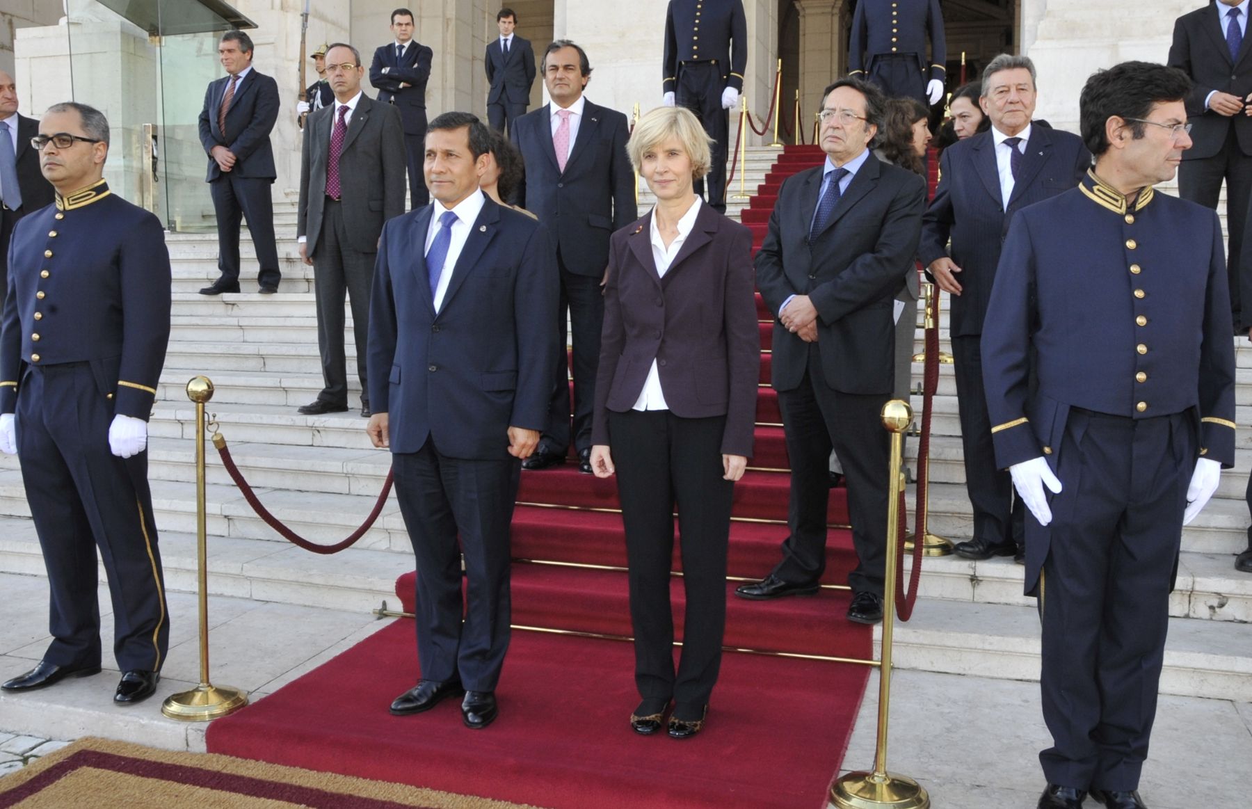 LISBOA,PORTUGAL-NOVIEMBRE 19. Jefe de Estado Ollanta Humala Tasso se reunió con presidenta de la Asamblea de la República de Portugal, María Assuncao Esteves, y con representantes  de bancadas políticas Foto: ANDINA/Prensa Presidencia