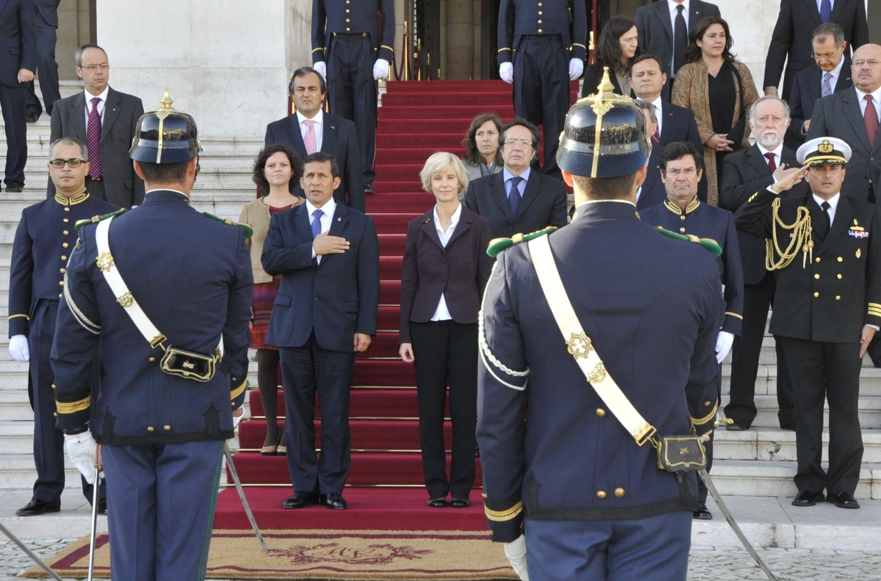 LISBOA,PORTUGAL-NOVIEMBRE 19. Jefe de Estado Ollanta Humala Tasso se reunió con presidenta de la Asamblea de la República de Portugal, María Assuncao Esteves, y con representantes  de bancadas políticas Foto: ANDINA/Prensa Presidencia