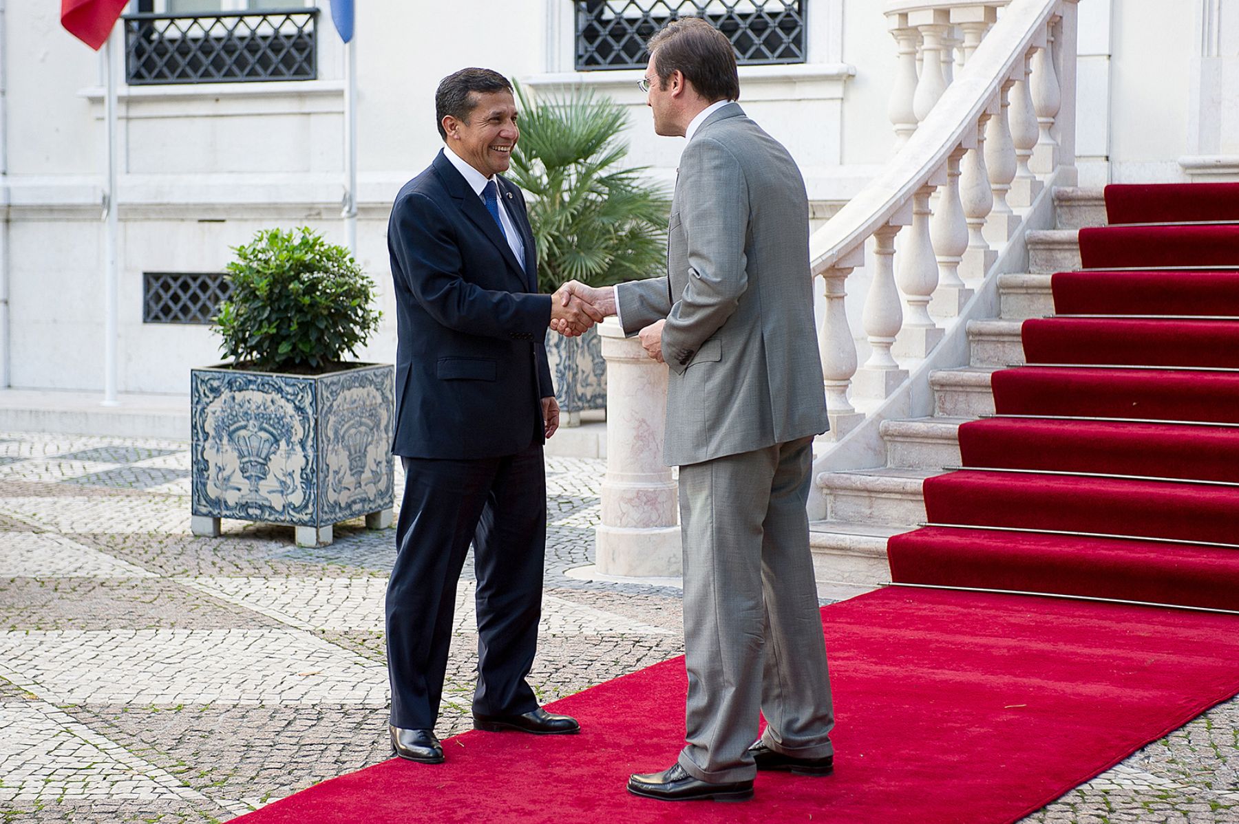 LISBOA,PORTUGAL-NOVIEMBRE 19. Presidente Ollanta Humala se reunió con Primer Ministro de Portugal y participó en suscripción de acuerdos. Foto: ANDINA/Prensa Presidencia