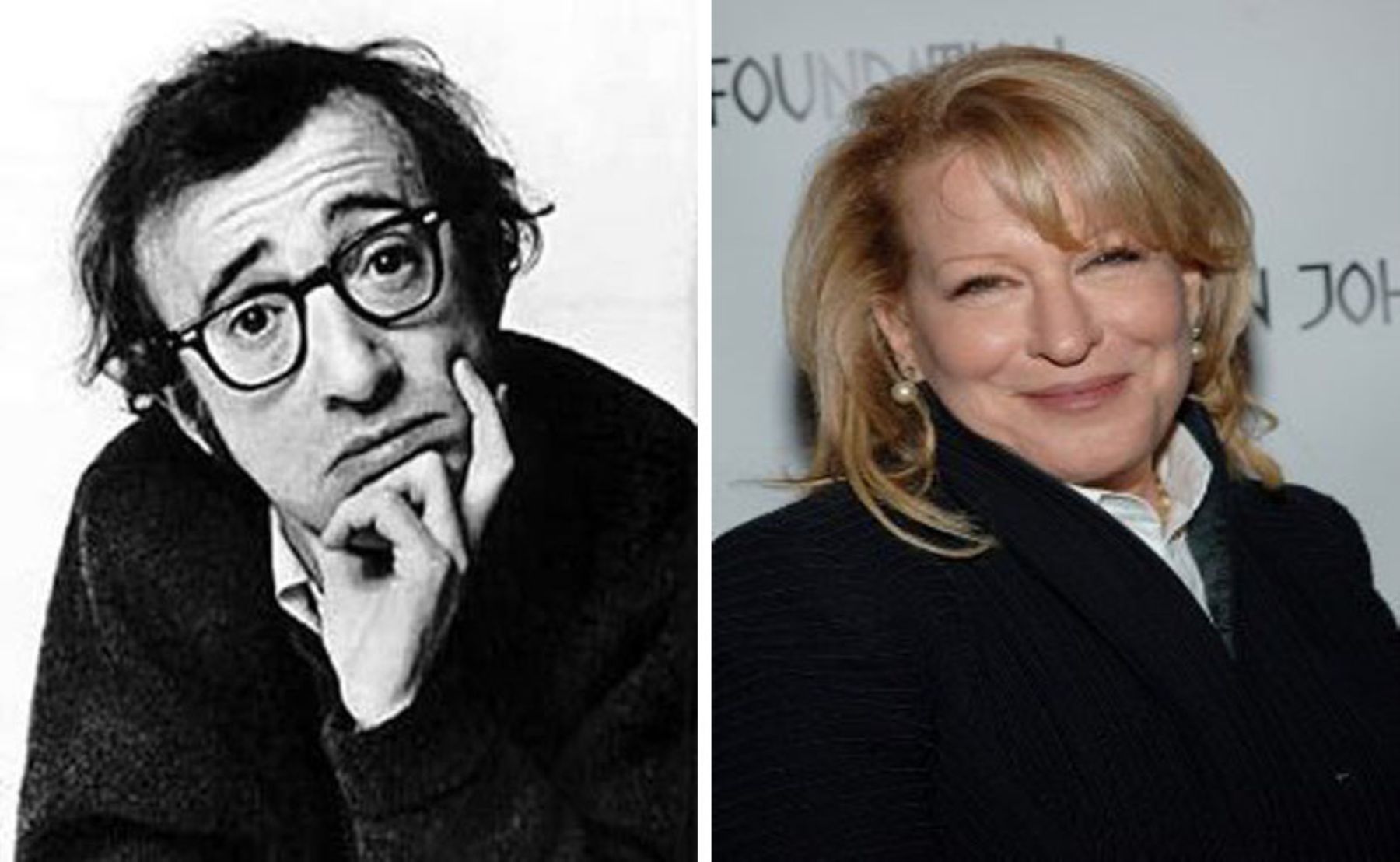 Actor y director Woody Allen y actriz Bette Midler nacieron un día como