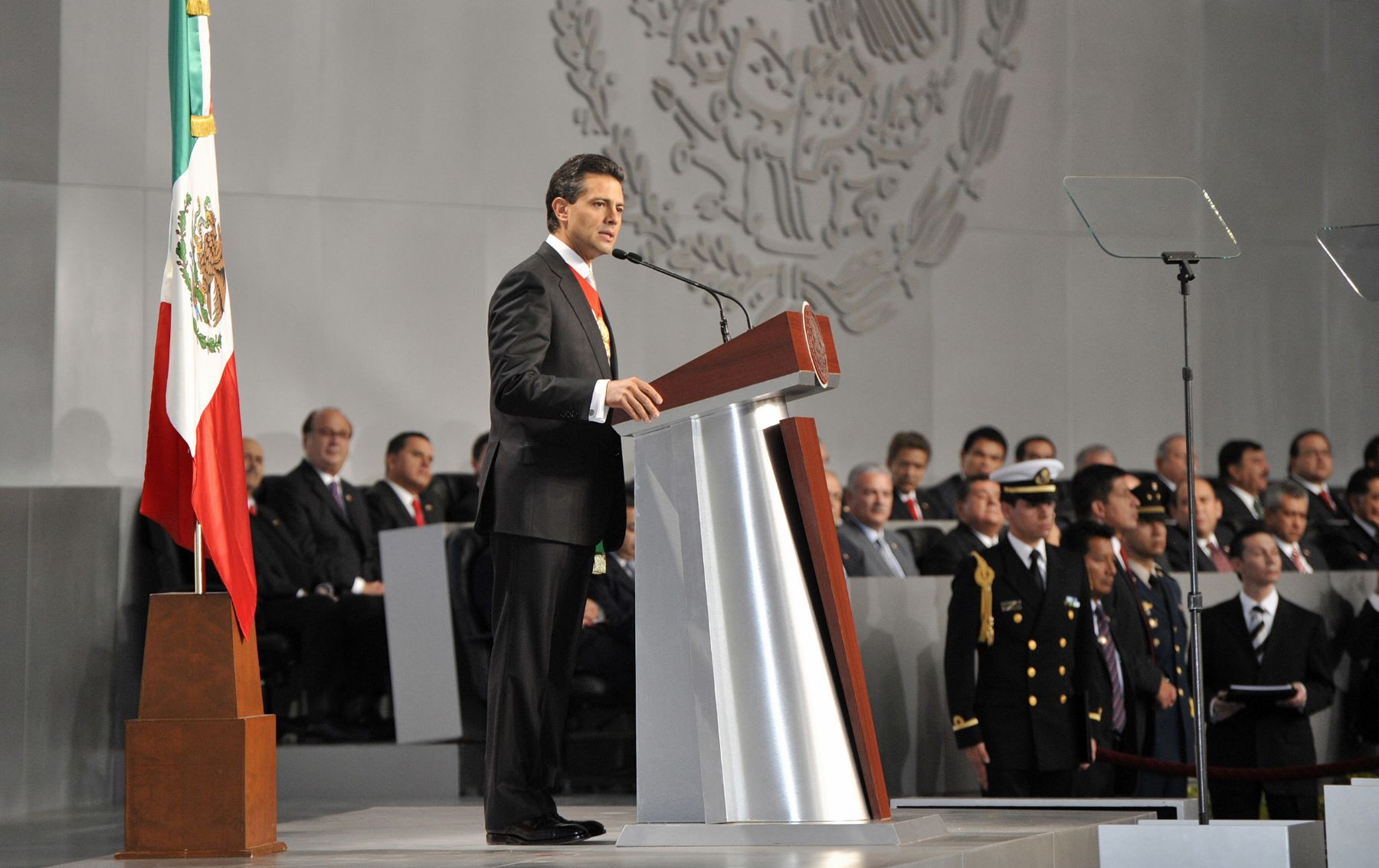 Enrique Peña Nieto juramentó como nuevo presidente de México. Foto:ANDINA/Prensa Presidencia