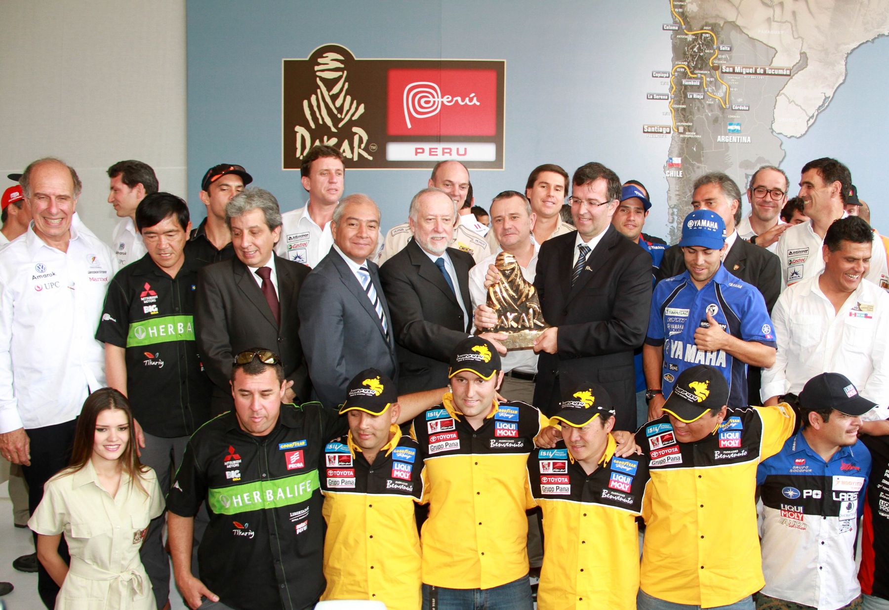 LIMA, PERÚ - DICIEMBRE 11. Presentación oficial del Rally Dakar. Foto: Andina / Difusión