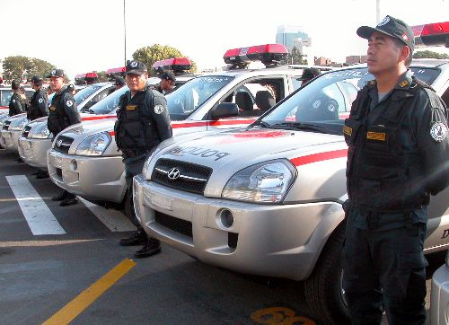 Efectivos del Departamento de Seguridad de Bancos Águilas Negras. Foto INTERNET/Medios