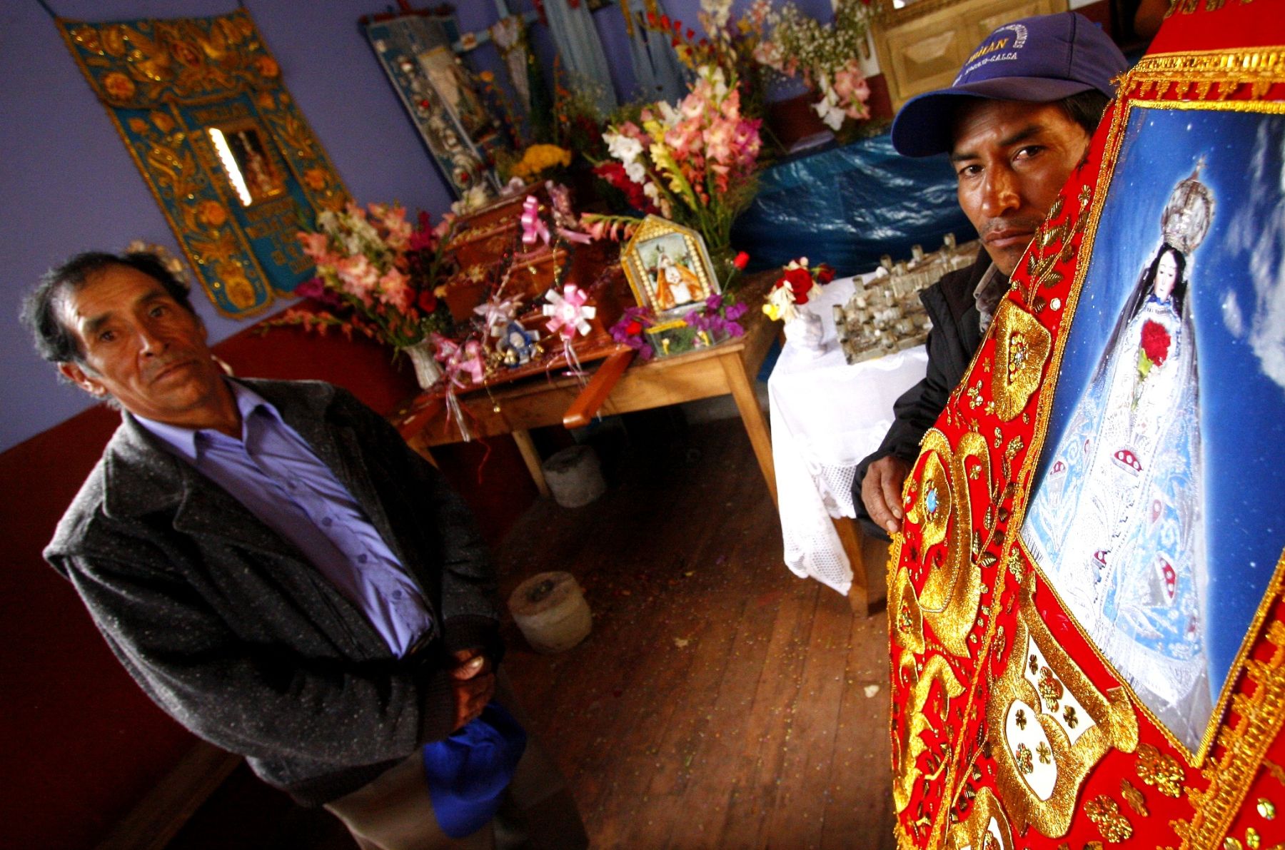 CUSCO, PERÚ-DICIEMBRE 14. Sacrílegos se robaron imagen de Virgen Inmaculada Concepción de capilla de la provincia de Calca. Foto: ANDINA/Percy Hurtado.