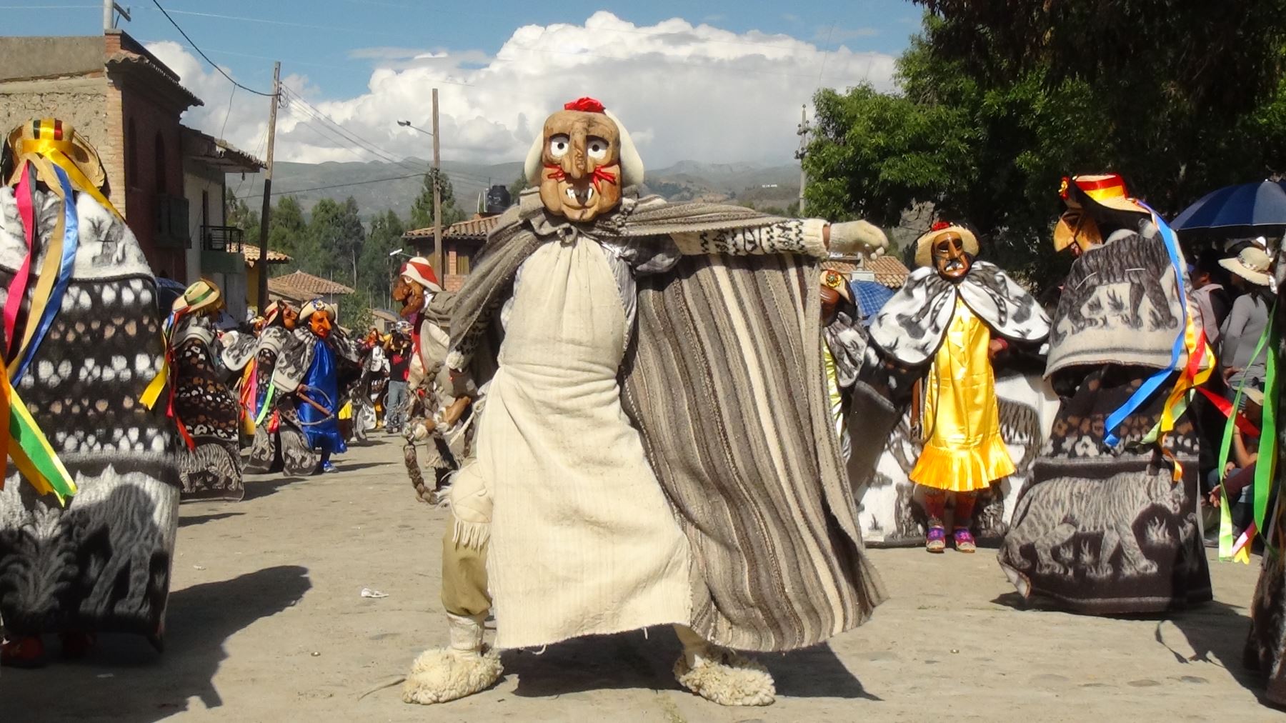 Danza de la Huaconada. ANDINA/Pedro Tinoco