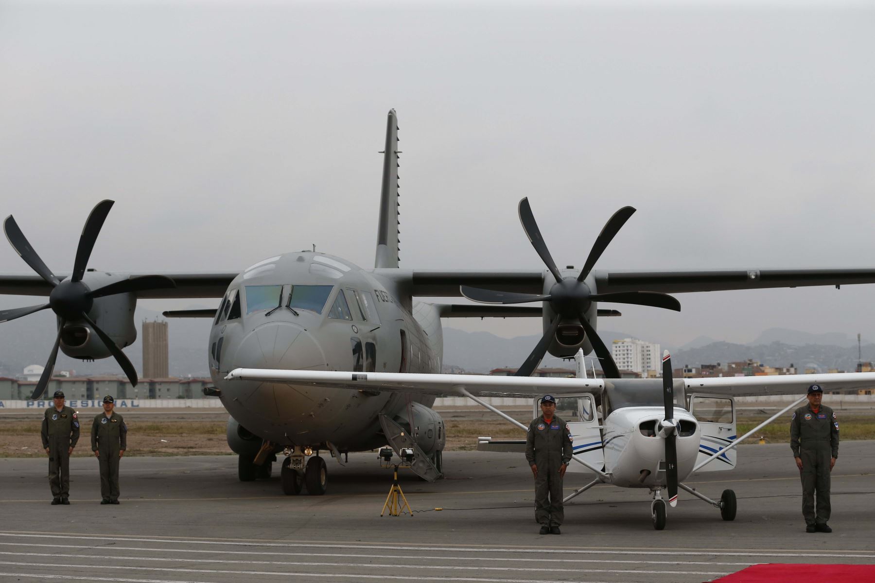 Avión de transporte C-27 Spartan.