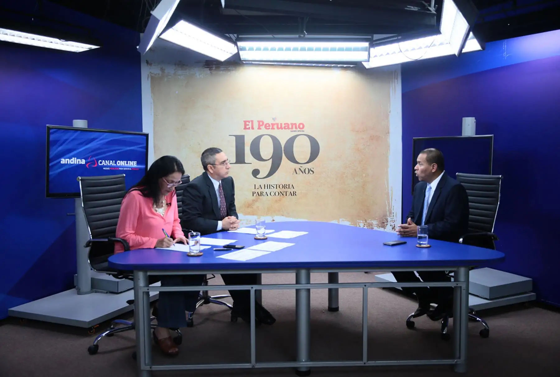 LIMA PERÚ, ENERO 8.Entrevista con el programa "Mirada electoral 2016", de Andina Canal Online al candidato presidencial de Progresando Perú, Miguel Hilario. Foto: ANDINA/ Carlos Lezama