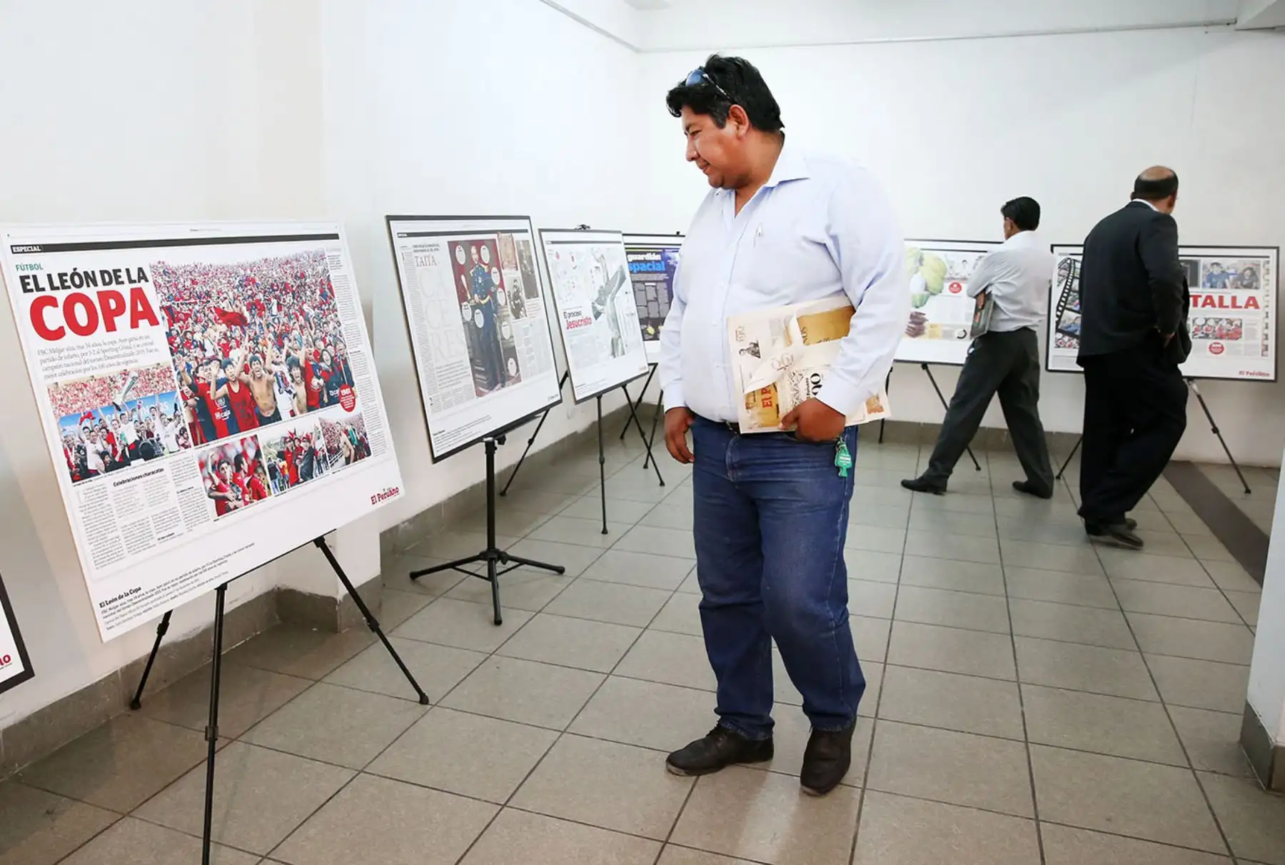 AREQUIPA, PERÚ, ENERO 13. Hoy se inauguró la exposición itinerante del Diario El Peruano en la Ciudad Blanca. Foto: ANDINA/Melina Mejía