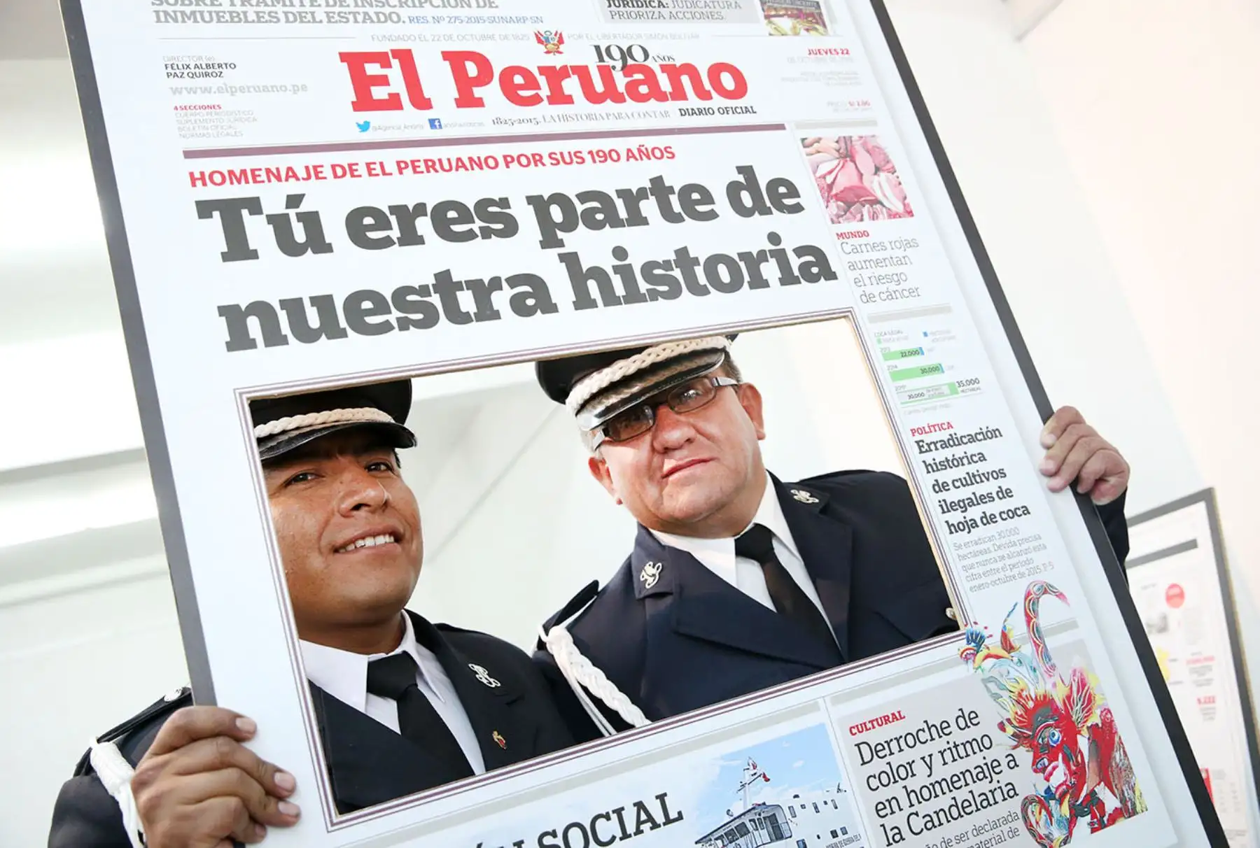 AREQUIPA, PERÚ, ENERO 13. Hoy se inauguró la exposición itinerante del Diario El Peruano en la Ciudad Blanca. Foto: ANDINA/Melina Mejía
