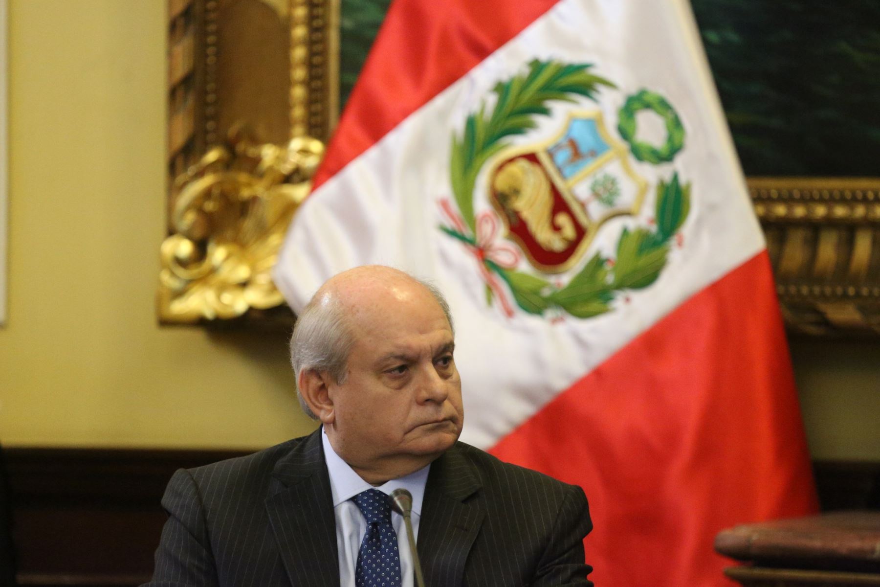 Jefe del Gabinete Ministerial, Pedro Cateriano.