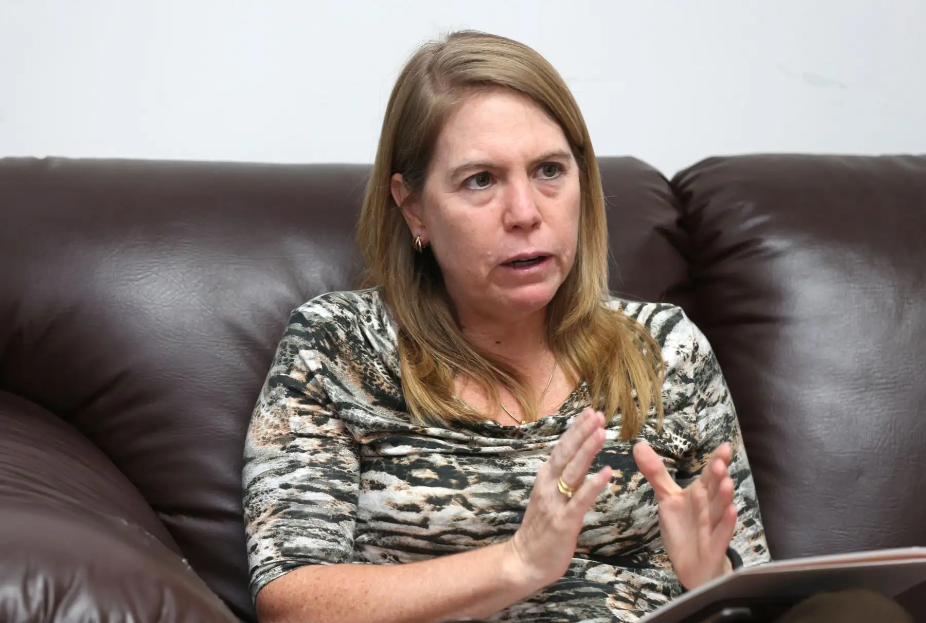 La presidenta de la Sociedad Nacional de Pesquería, Elena Conterno. ANDINA/Norman Córdova