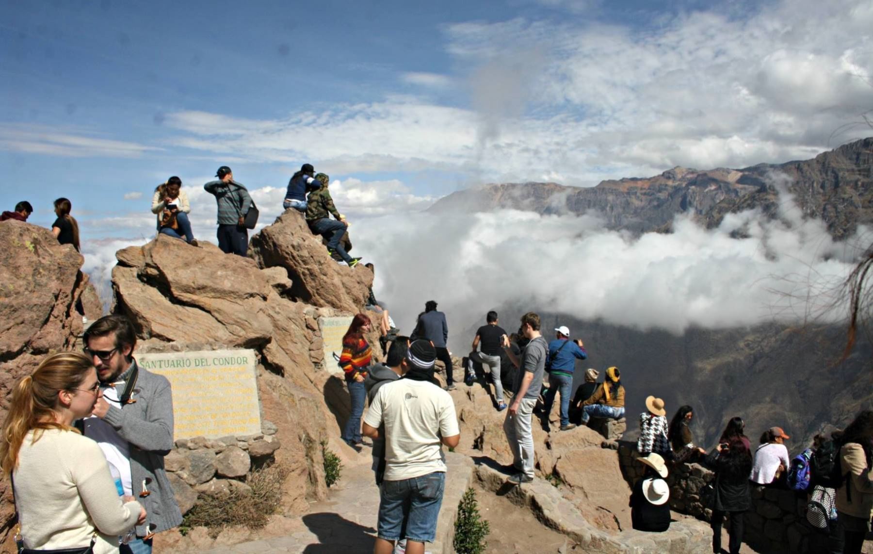 En el 2015 se incrementó el número de turistas que visitó el valle del Colca, en Arequipa: Cortesía: Camila Chávez Mazzei