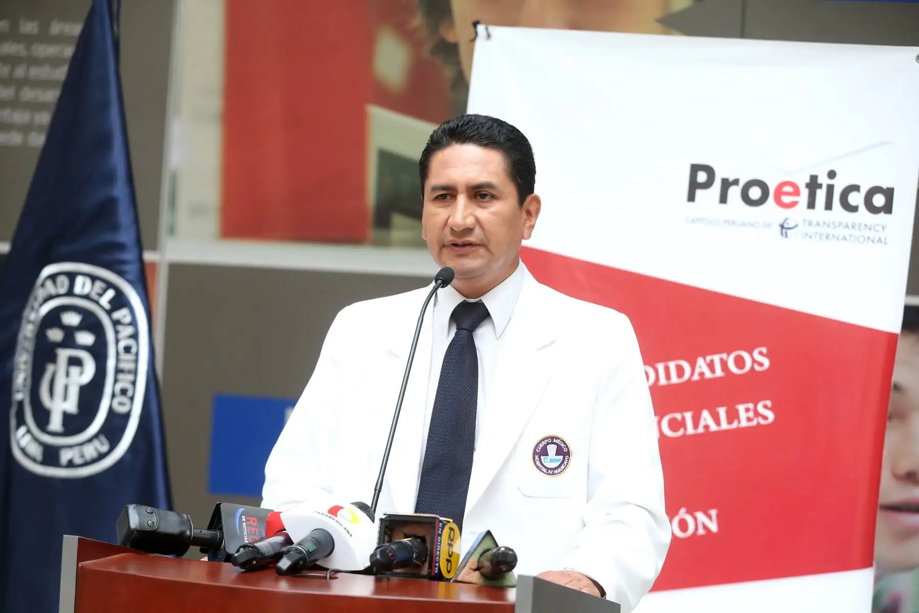 Policía emprende búsqueda para capturar a gobernador de Junín, Vladimir Cerrón. ANDINA/Vidal Tarqui