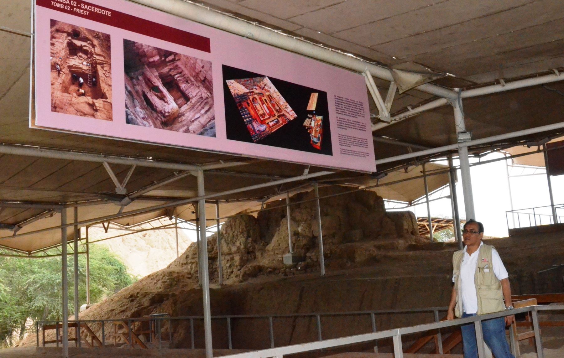 Huaca Rajada es uno de los 250 sitios arqueológicos de Lambayeque con dimensiones monumentales.ANDINA