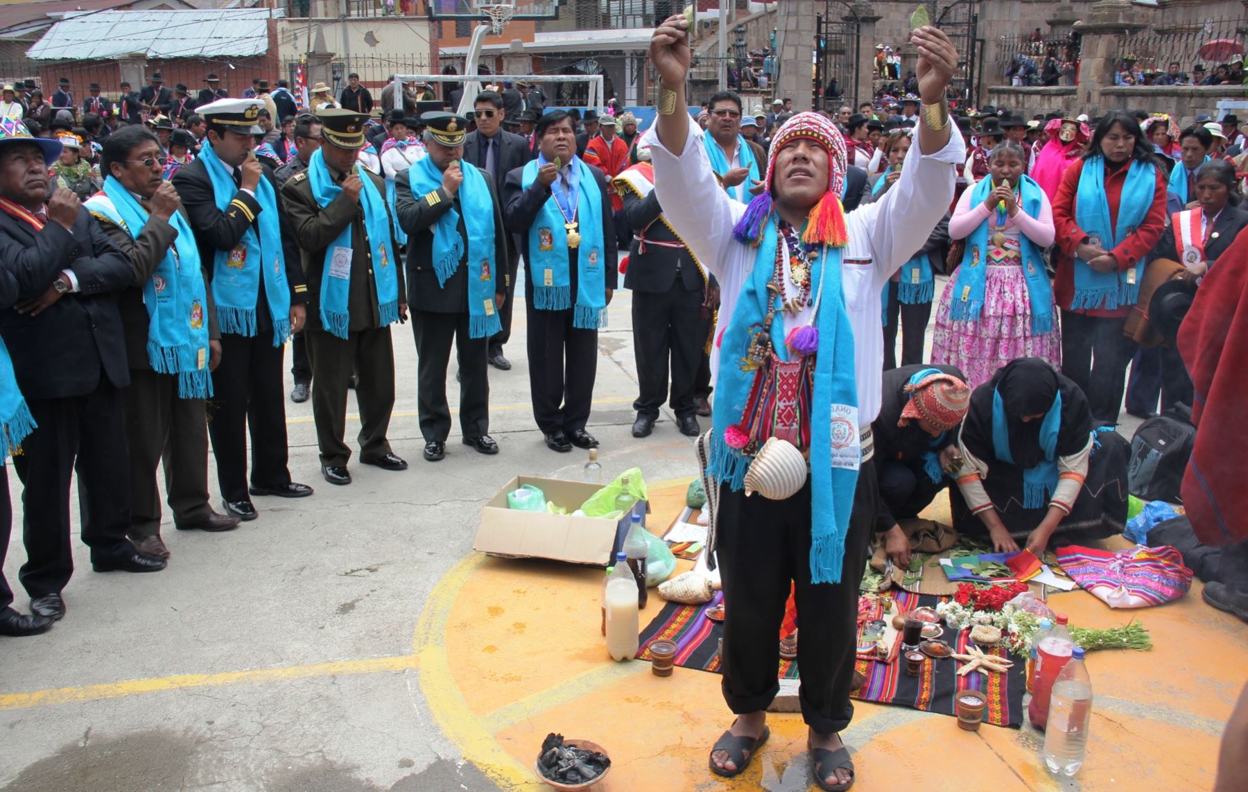 Pobladores de comunidades aledañas a Puno participaron de tradicional Entrada de Kapus, por la fiesta de la Virgen de la Candelaria. ANDINA