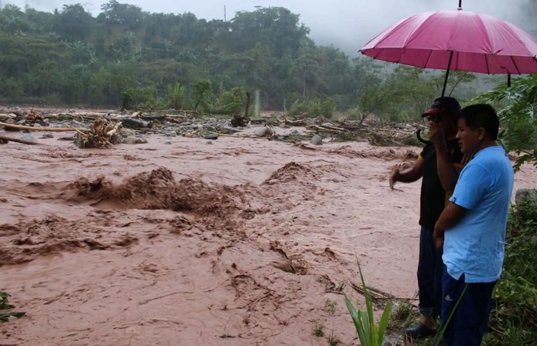 83 provincias soportan lluvias intensas desde esta tarde. ANDINA