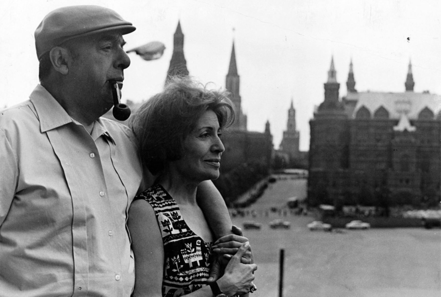 Pablo Neruda y Matilde Urrutia, su tercera y última esposa. Foto: INTERNET/Medios.