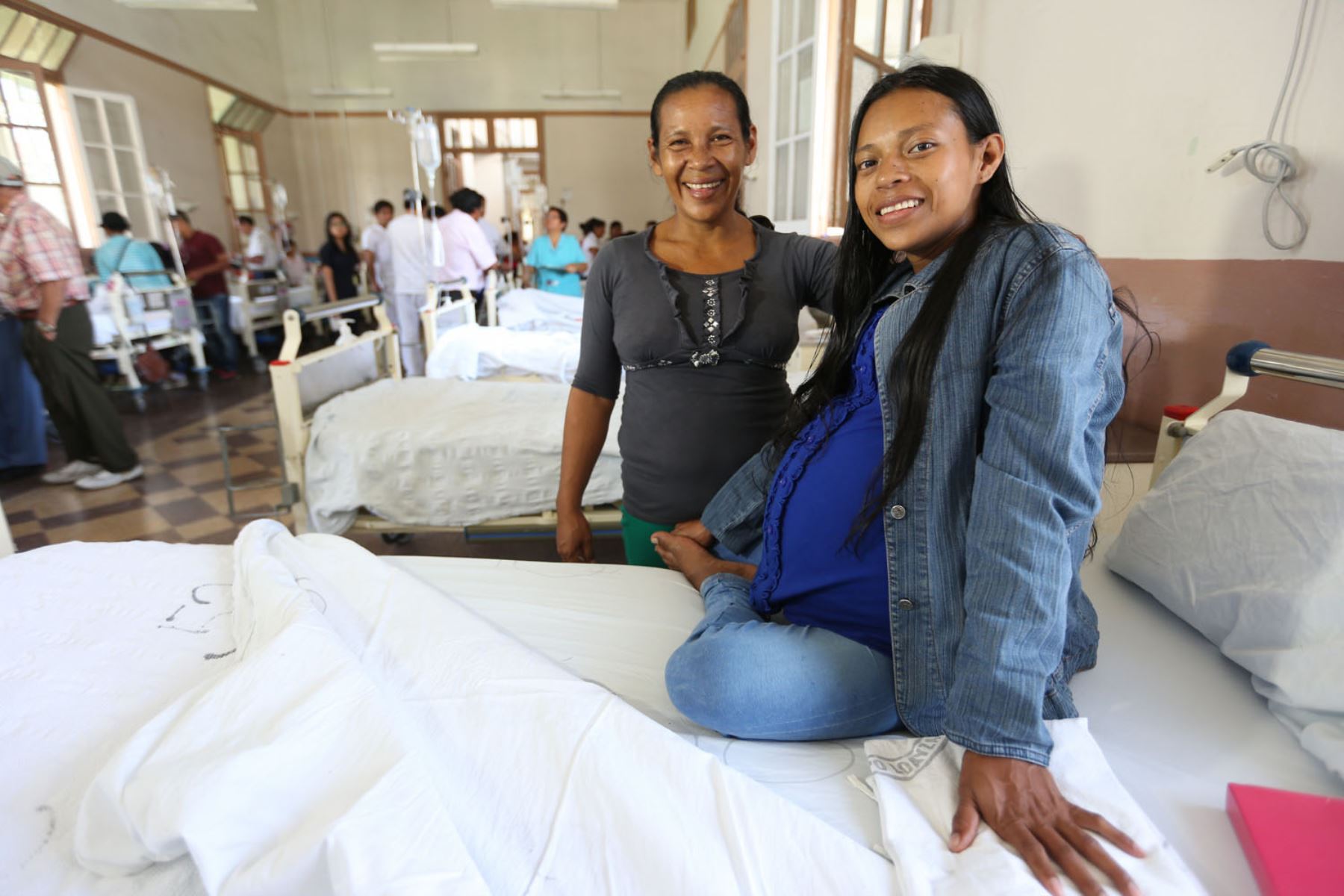 Proveniente de una comunidad nativa de la selva, Irianita ya se encuentra en el hospital Loayza. Foto: Difusión