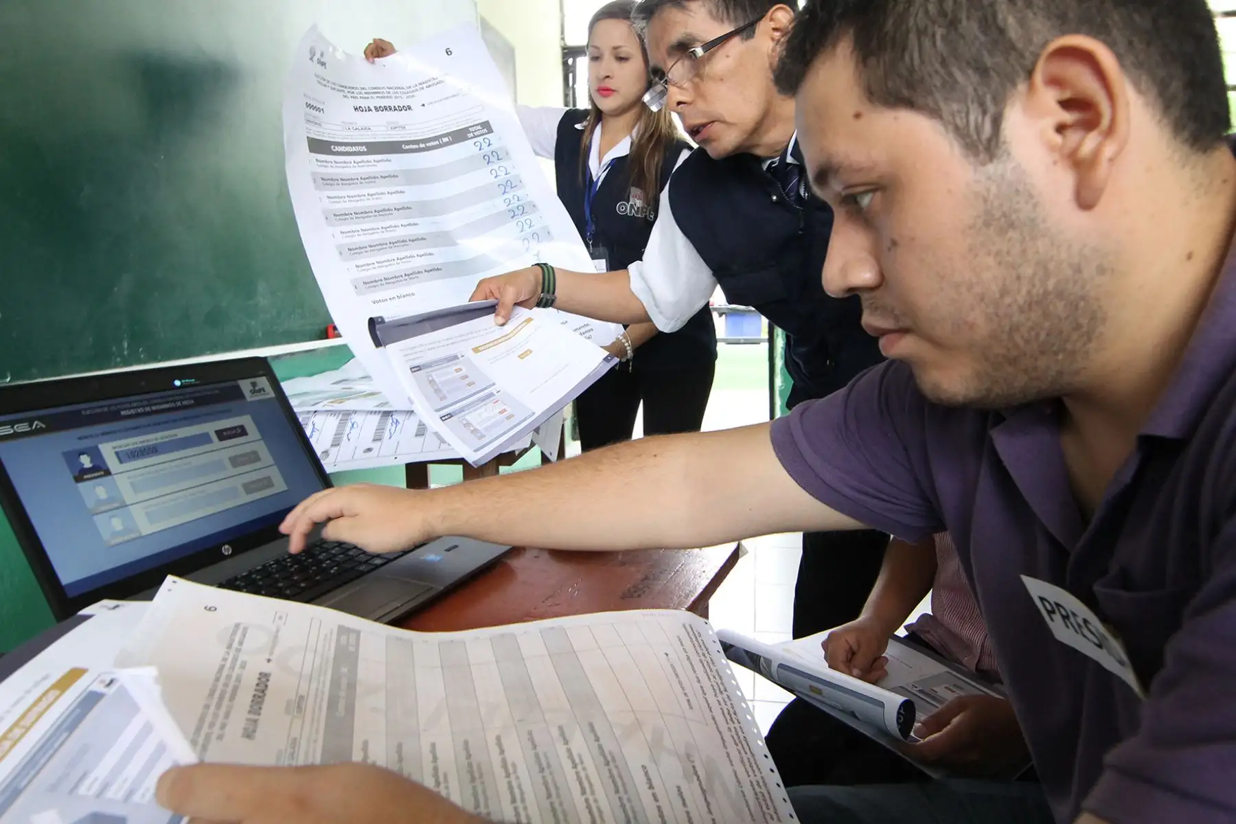 ONPE implementará el Sistema de Escrutinio Automatizado en comicios. Foto: Difusión.