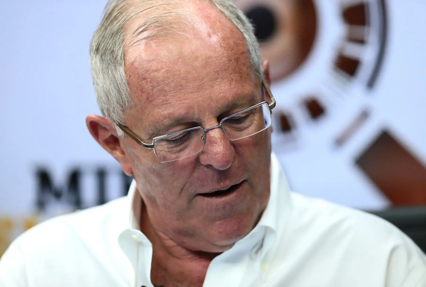 LIMA PERÚ, FEBRERO 18. Candidato presidencial por Peruanos por el Kambio, Pedro Pablo Kuczynski en Tv Andina.Foto: ANDINA/Carlos Lezama