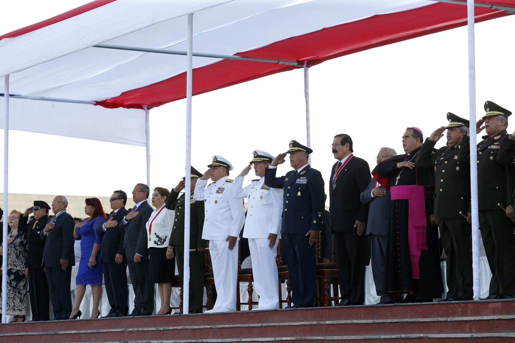 Ceremonia de conmemoración del vigésimo primer aniversario de las operaciones militares del Alto Cenepa de 1995.