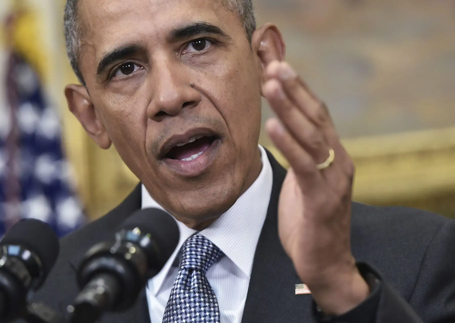 "Cuando está claro que algo no funciona y no mejora nuestra seguridad, debemos cambiar de curso", refirió Obama sobre la prisión de Guantánamo. Foto: AFP