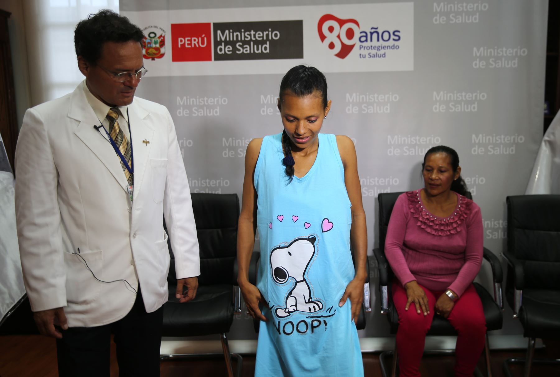 Irianita luce sin ese pronunciado abdomen con el que llegó a Lima. Foto: ANDINA/Norman Córdova