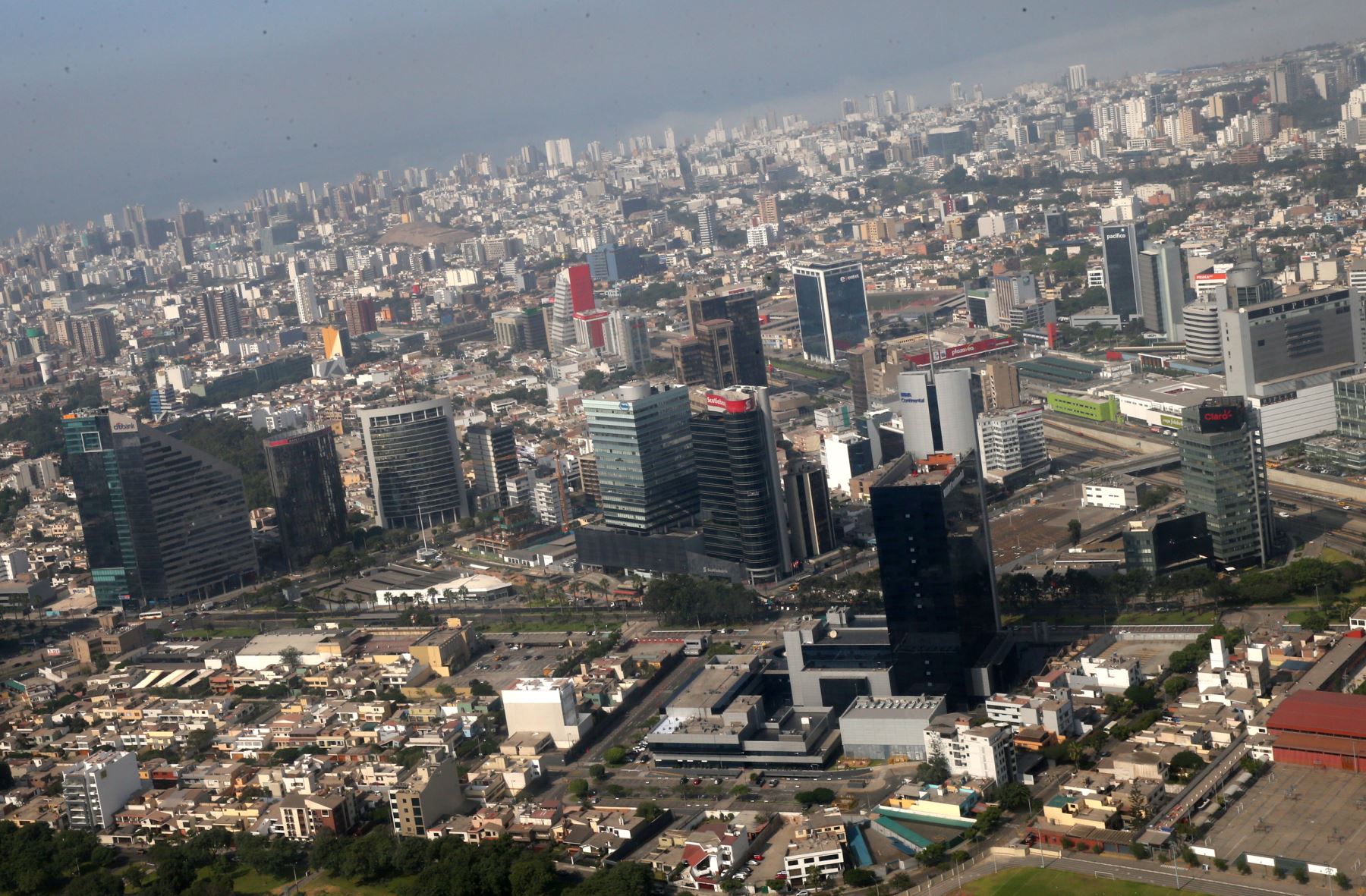 Vista aérea de Lima. ANDINA/Norman Córdova