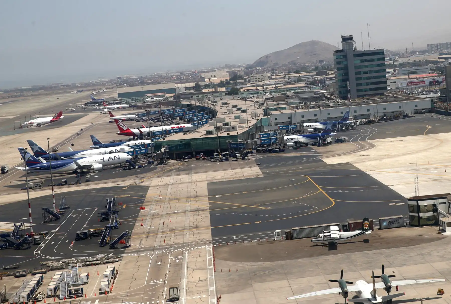 Aeropuerto Jorge Chávez. Foto: ANDINA/Norman Córdova
