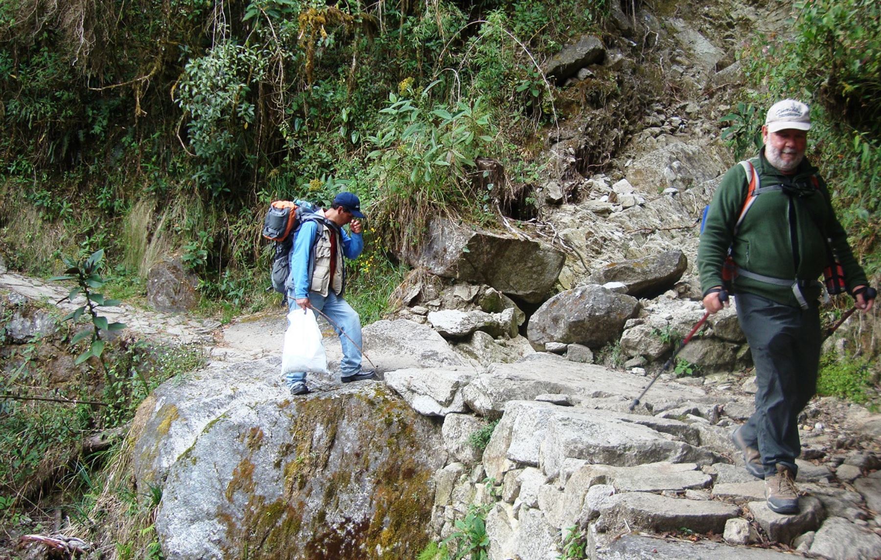 Reabren Camino Inca a Machu Picchu para el paso de los turistas. ANDINA