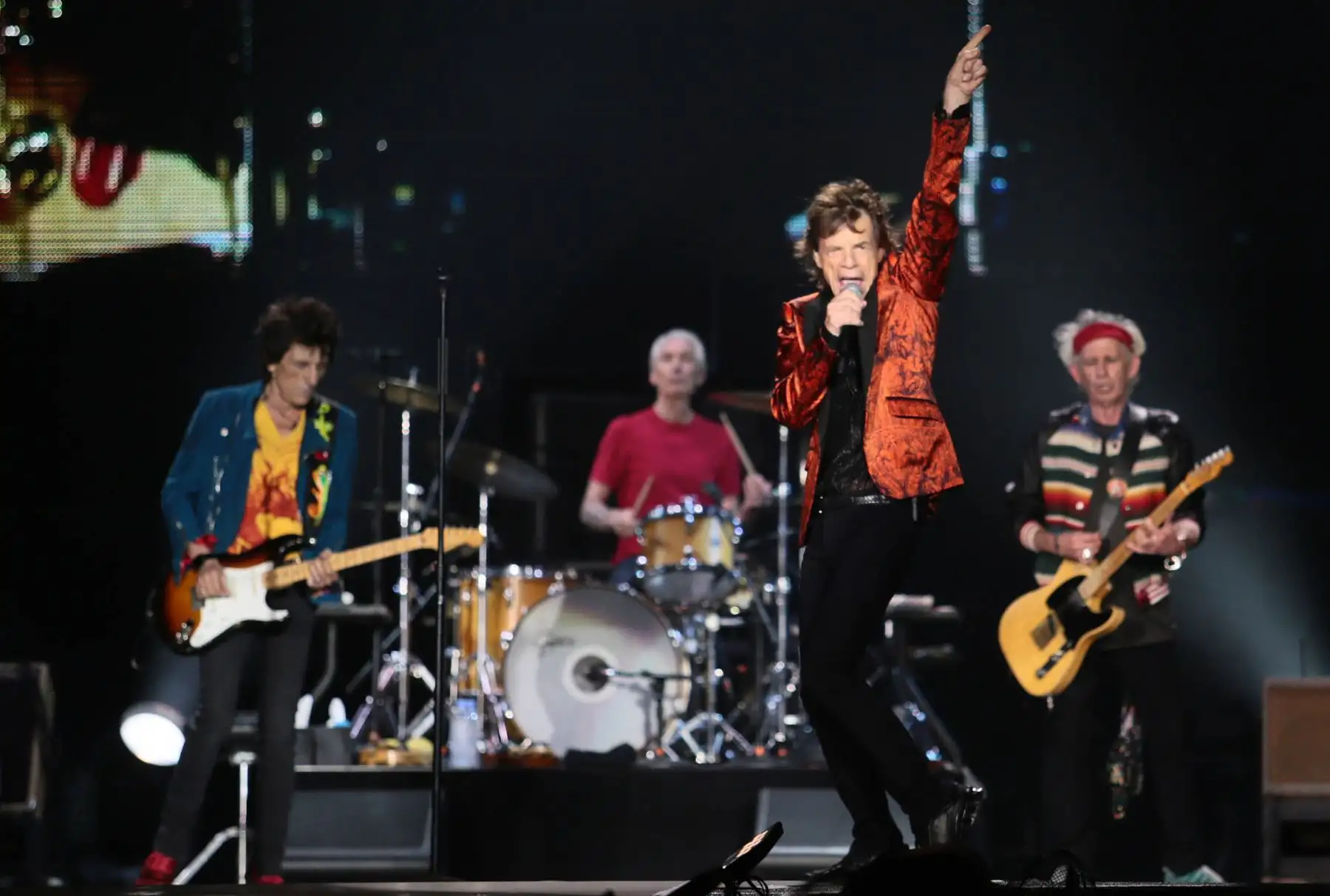 LIMA,PERÚ-MARZO 06. La legendaria banda Rolling Stones ofrece  su concierto en el Estadio Monumental de Lima, presentación esperada por sus fanáticos peruanos durante varias décadas. Foto: ANDINA/Carlos Américo  Lezama Villantoy