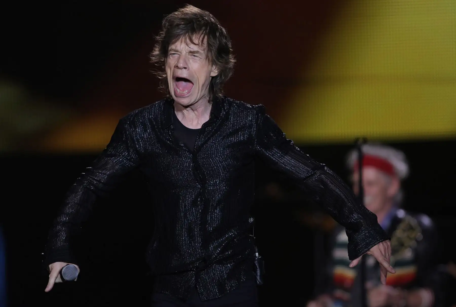 LIMA,PERÚ-MARZO 06. La legendaria banda Rolling Stones ofrece  su concierto en el Estadio Monumental de Lima, presentación esperada por sus fanáticos peruanos durante varias décadas. Foto: ANDINA/Carlos Américo  Lezama Villantoy
